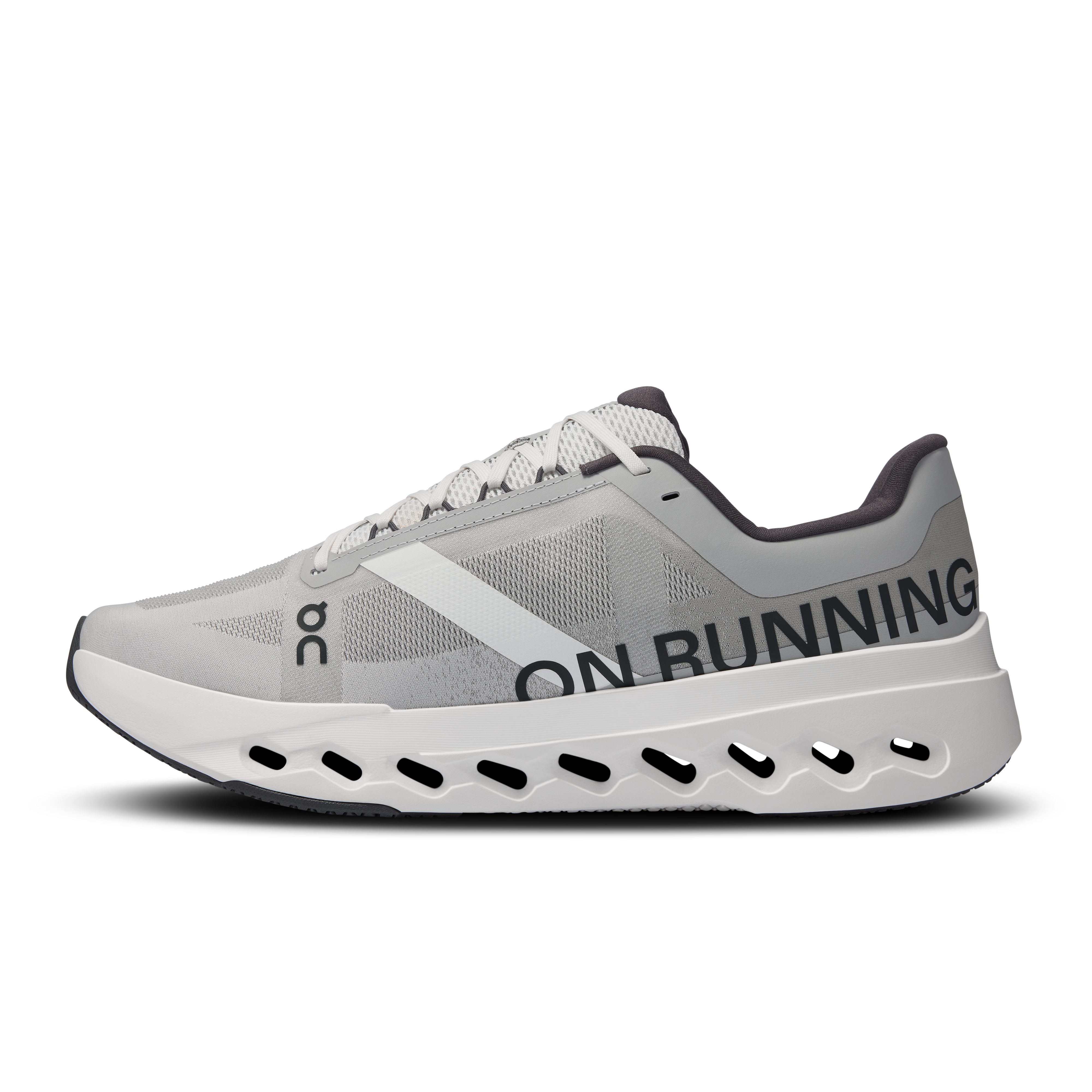 On Cloudsurfer Next Wide Glacier & White Homme Running sur route Chaussures