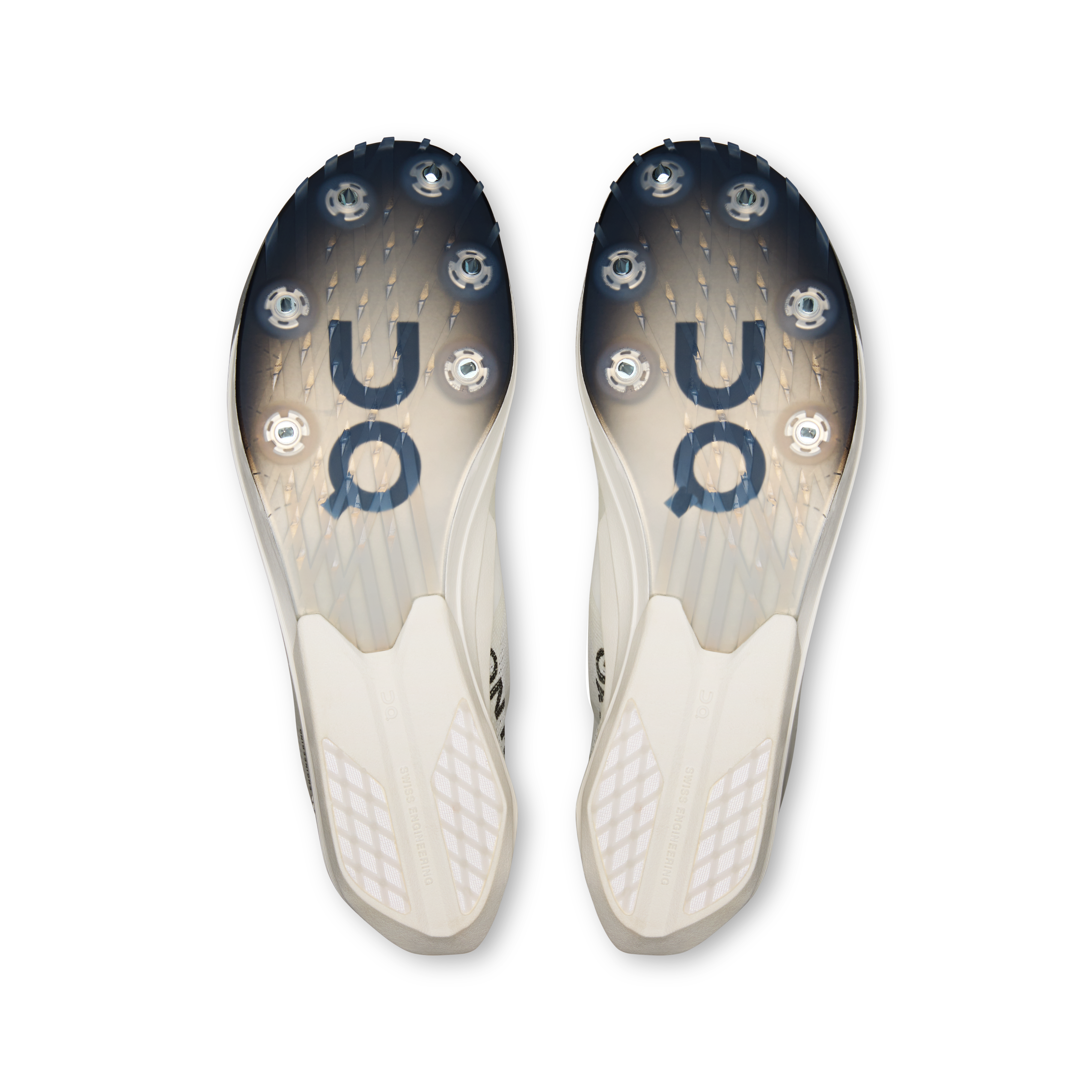 On Cloudspike Citius 2 White & Frost Homme Athlétisme Chaussures
