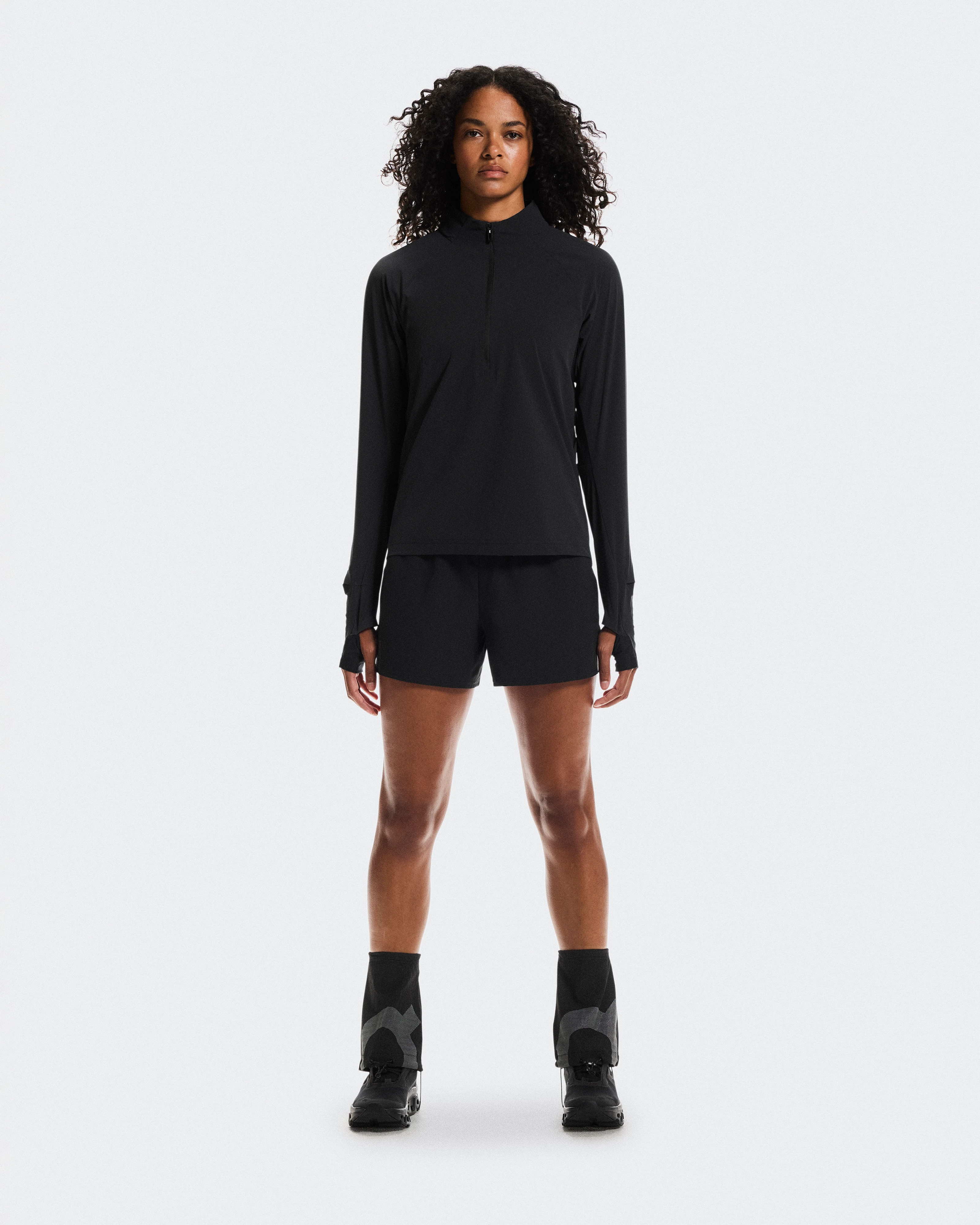 On Trail Shoe Gaiter Black Unisexe Guêtres