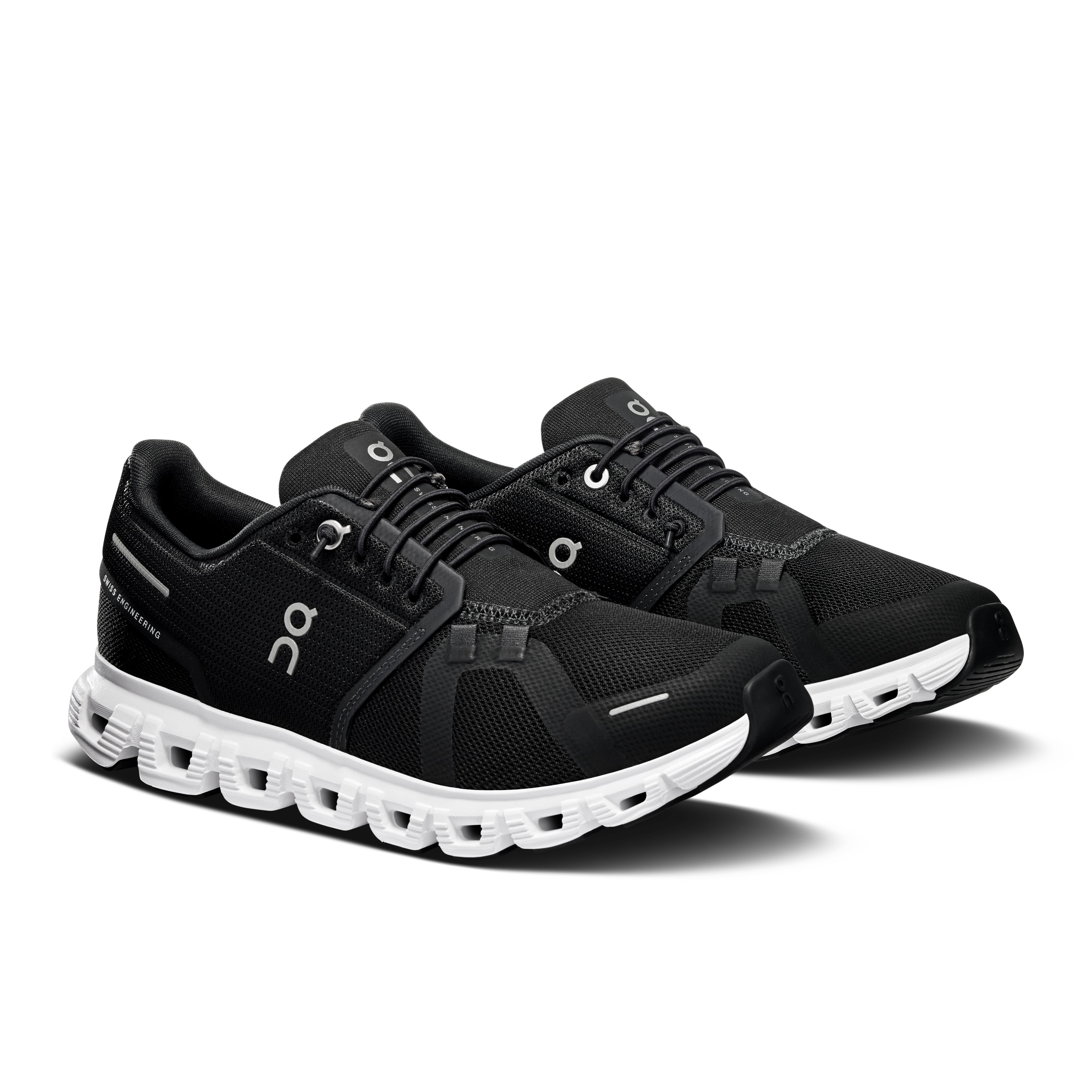 On Cloud 6 Black & White Femme Active Life Chaussures
