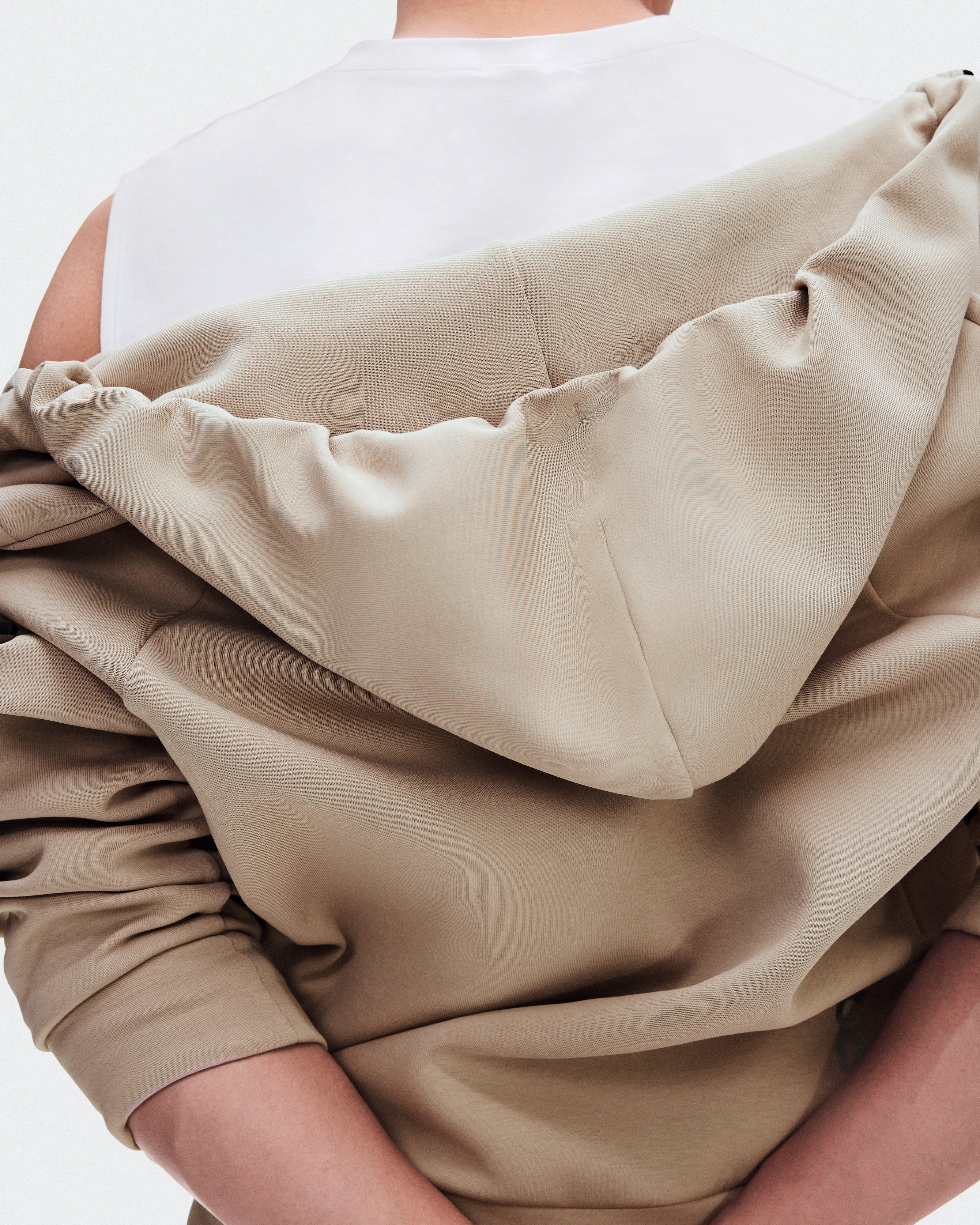 On Focus Tech Zip Hoodie Desert Homme Sweats à capuche et sweats