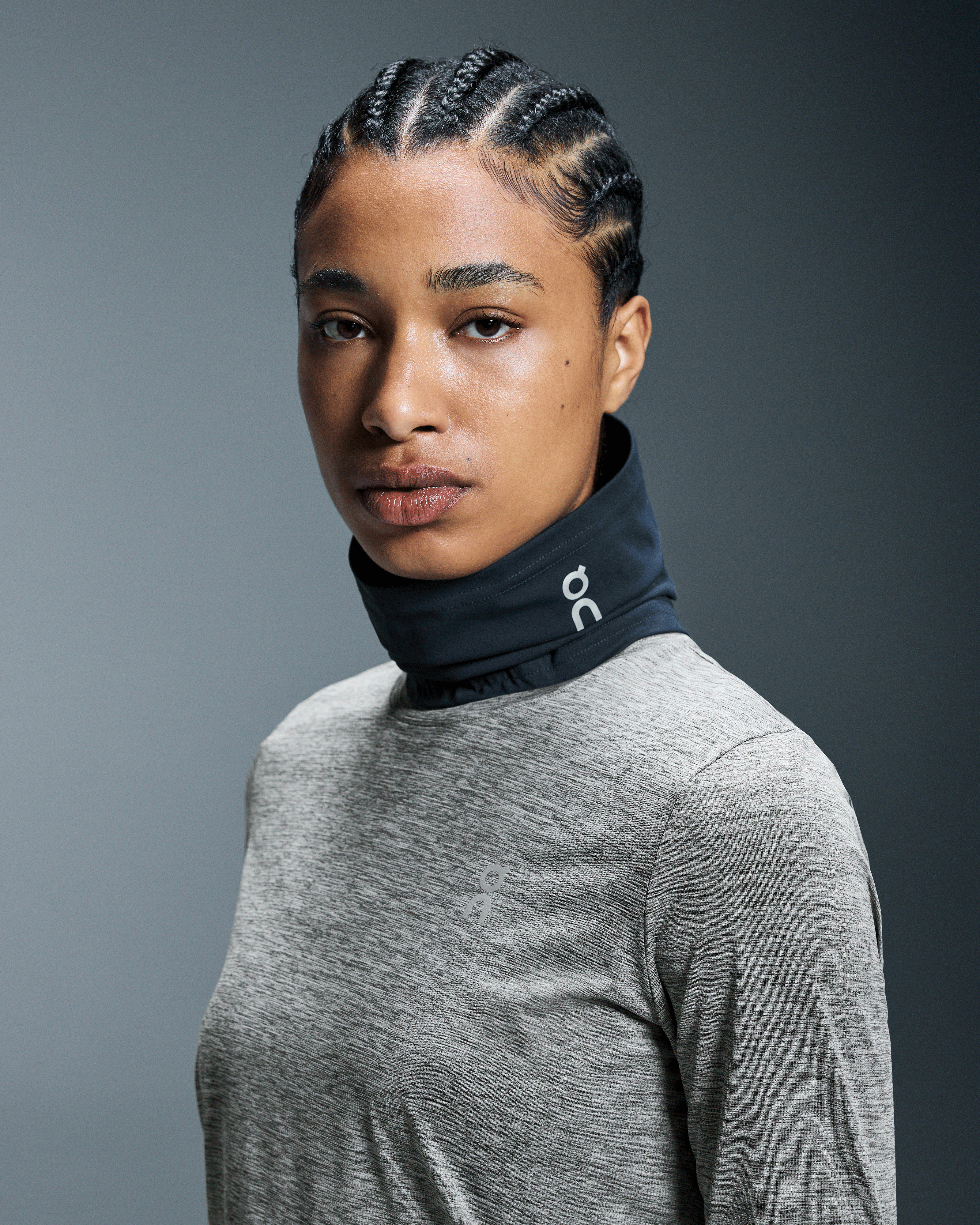 On Core Neck Gaiter Navy Unisexe Écharpes et cache-cous