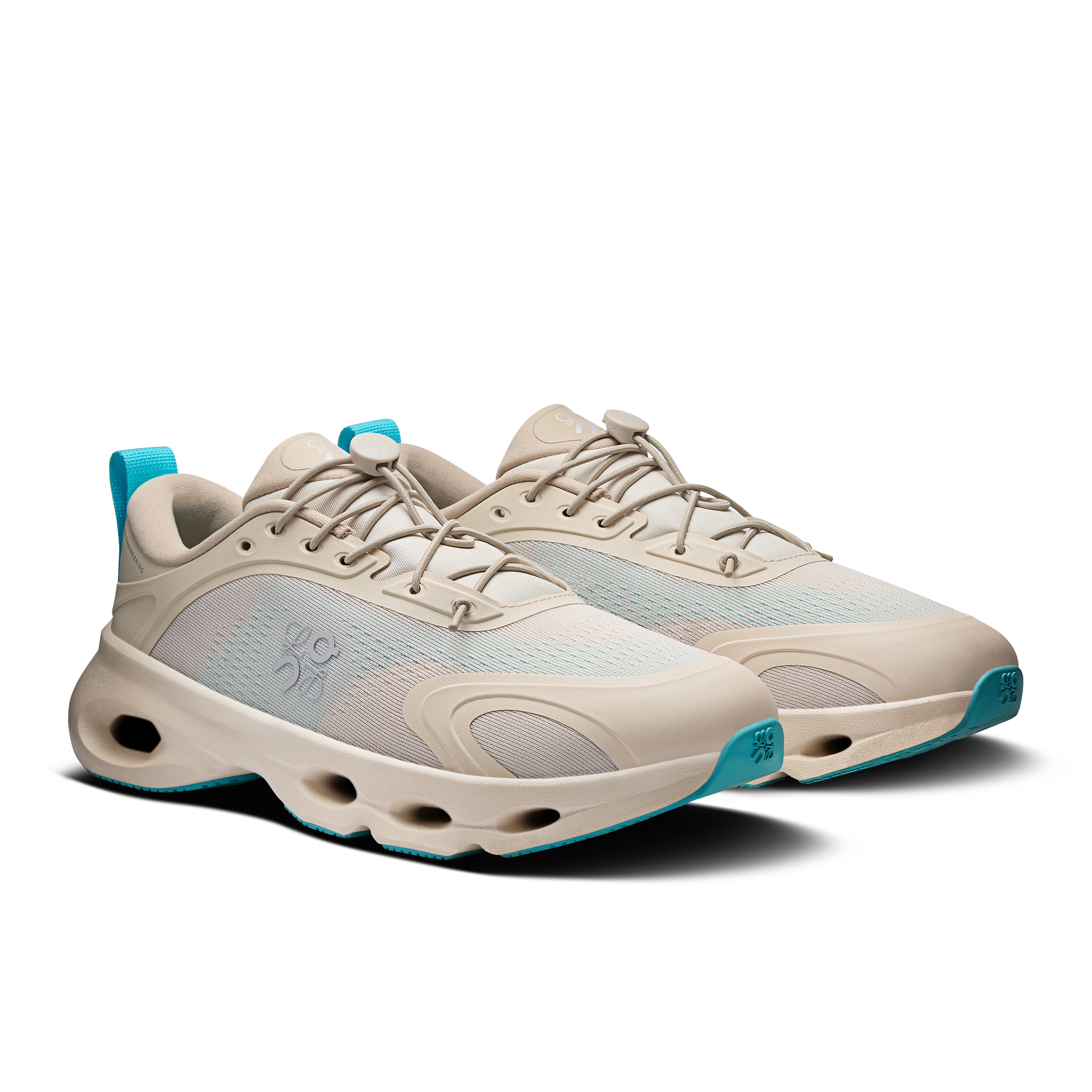 On Cloudsolo LOEWE Sand & Turquoise Femme Active Life Chaussures