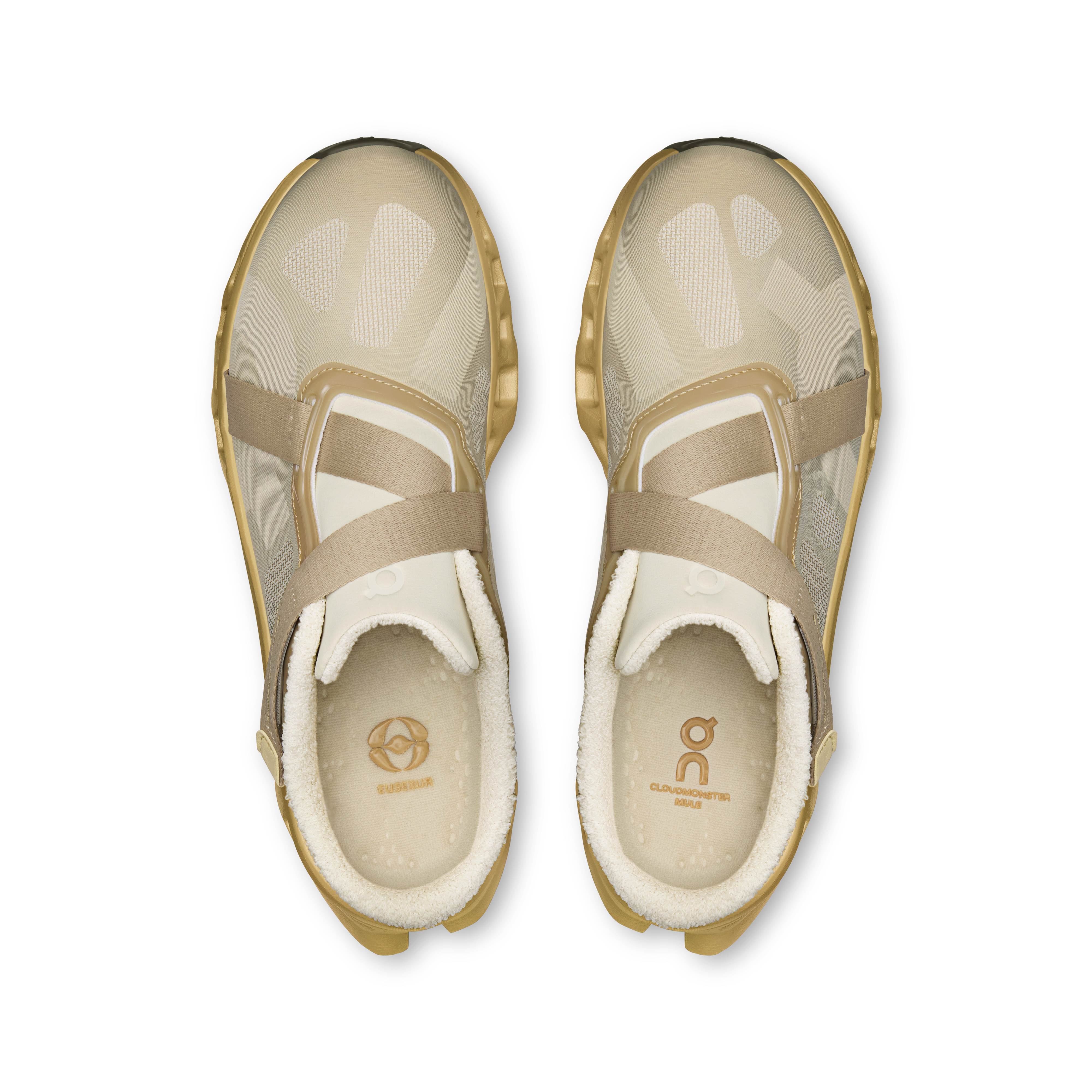 On Cloudmonster 3 Mule Loess & Hare Femme – Confort au quotidien Chaussures