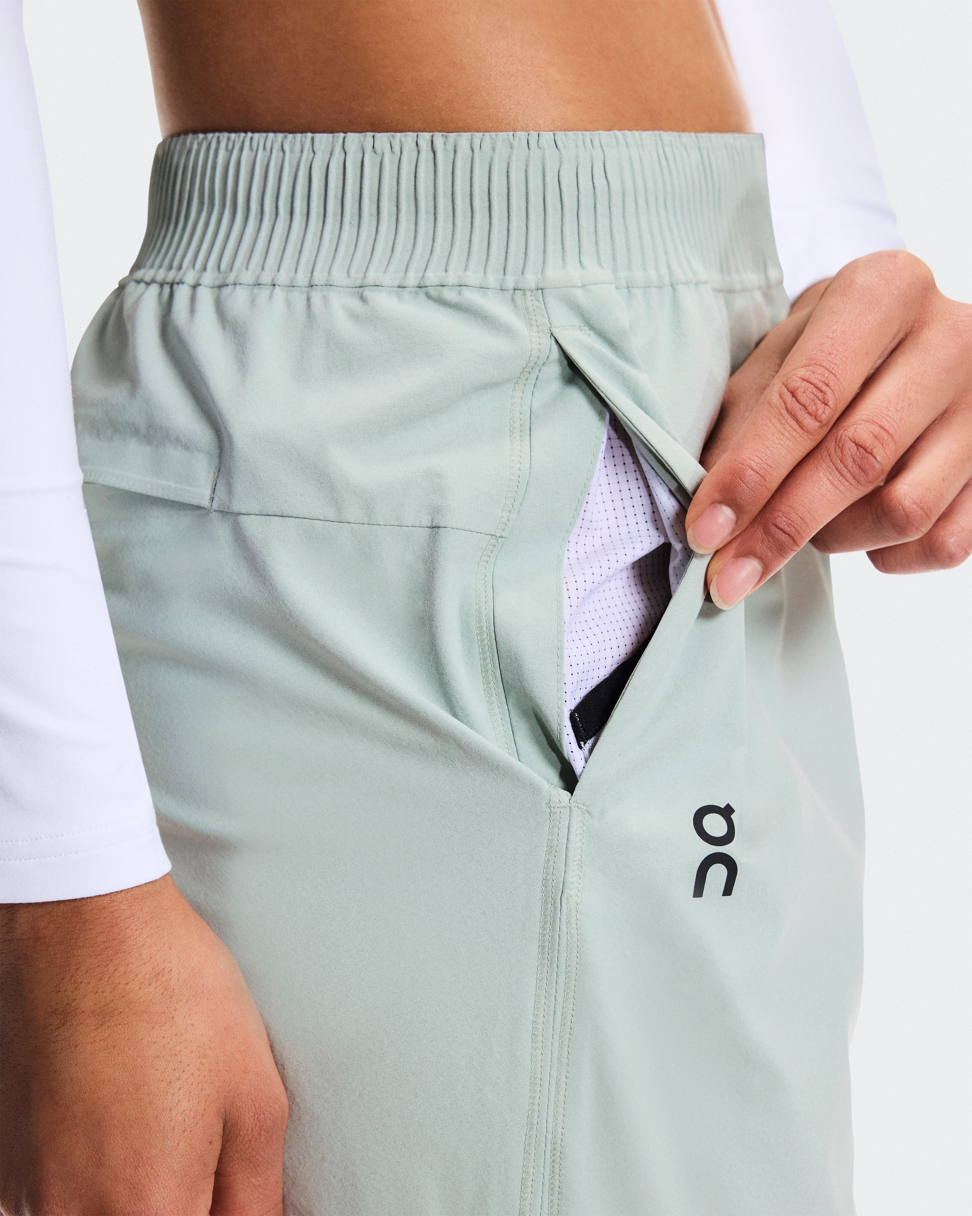 On Focus Pants Mineral Femme Pantalons