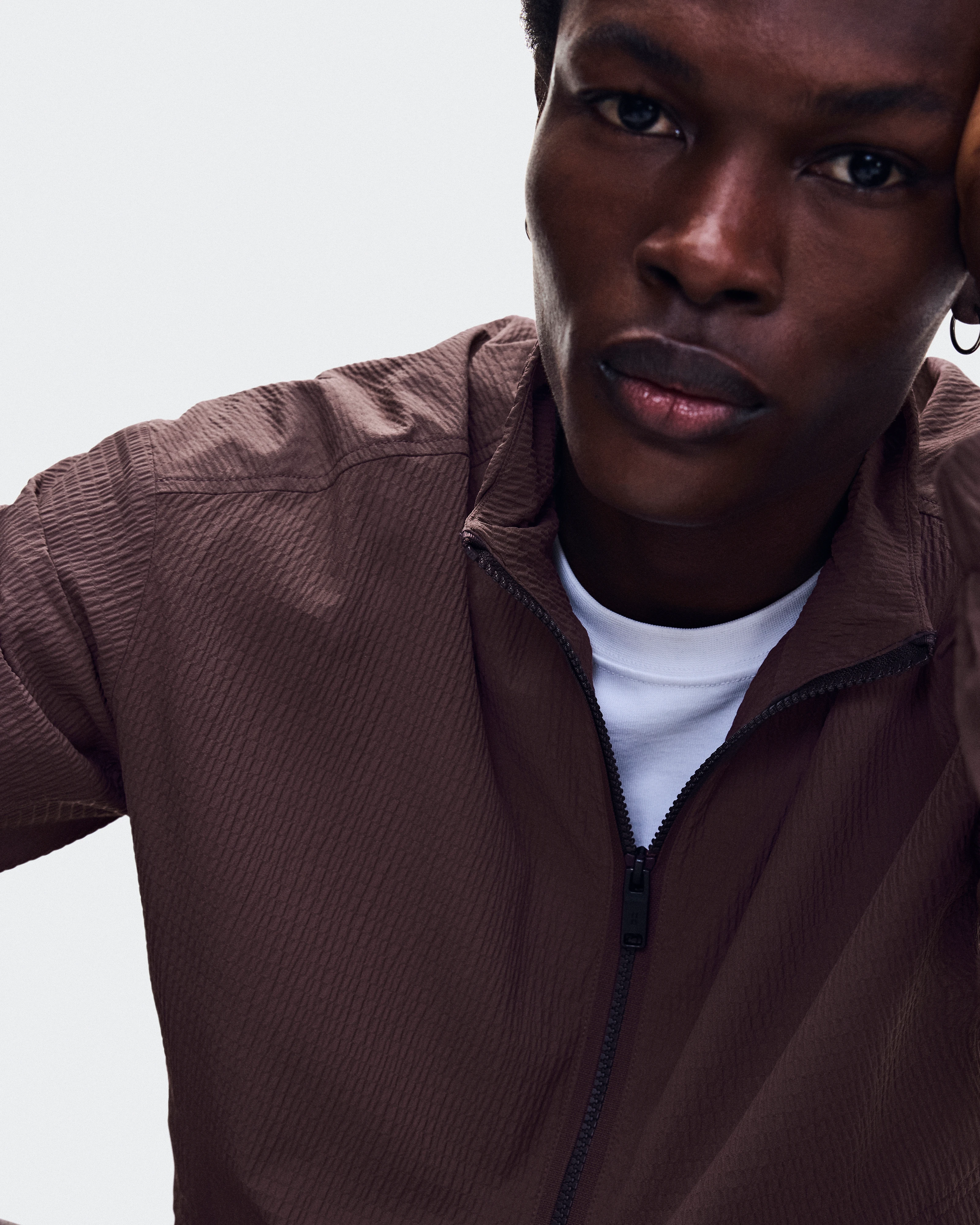 On Courtside 1/2 Zip Eaze Mulberry Homme Sweats à capuche et sweats