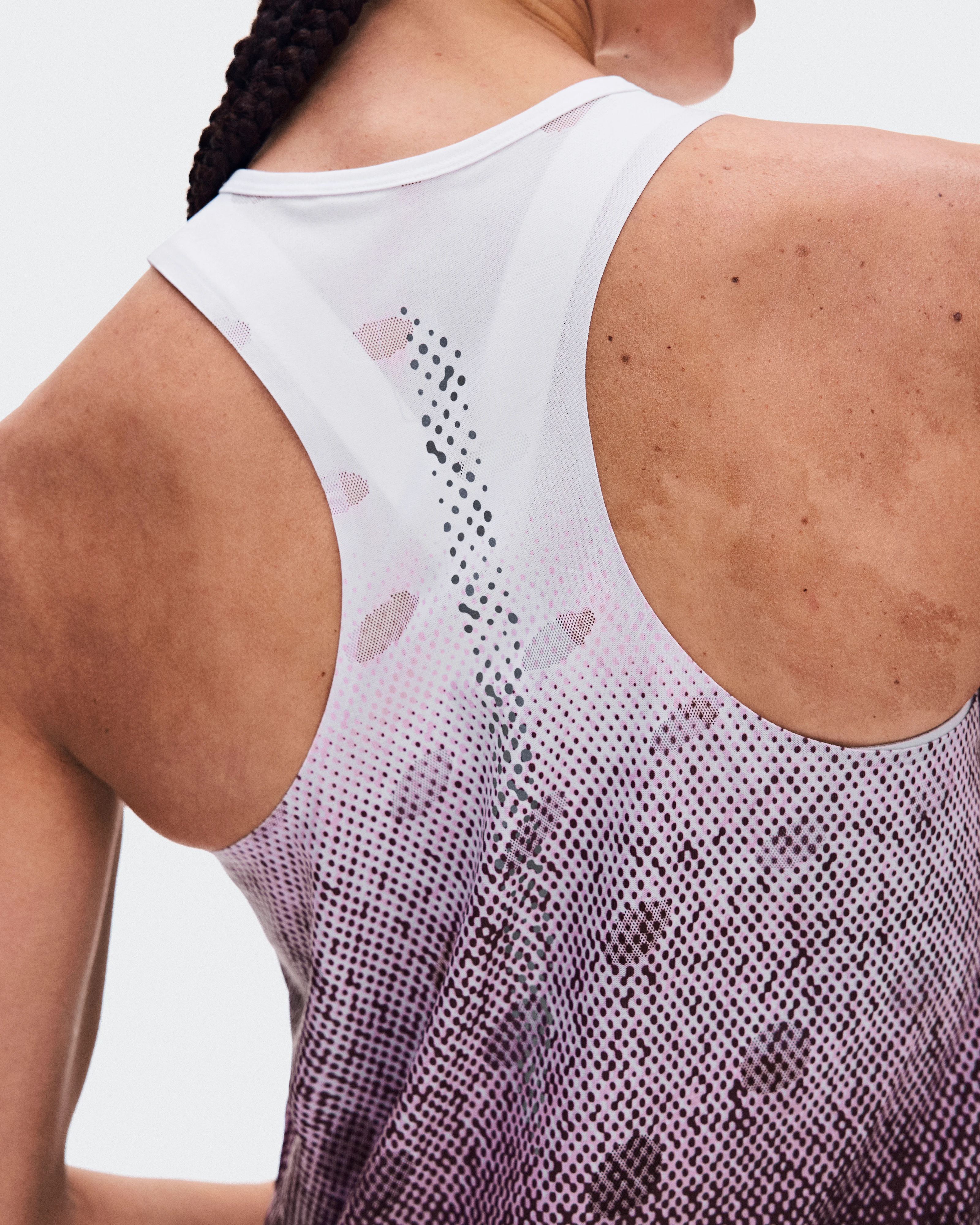 On Zero Tank Breathe Foxglove & White Femme Hauts et t-shirts