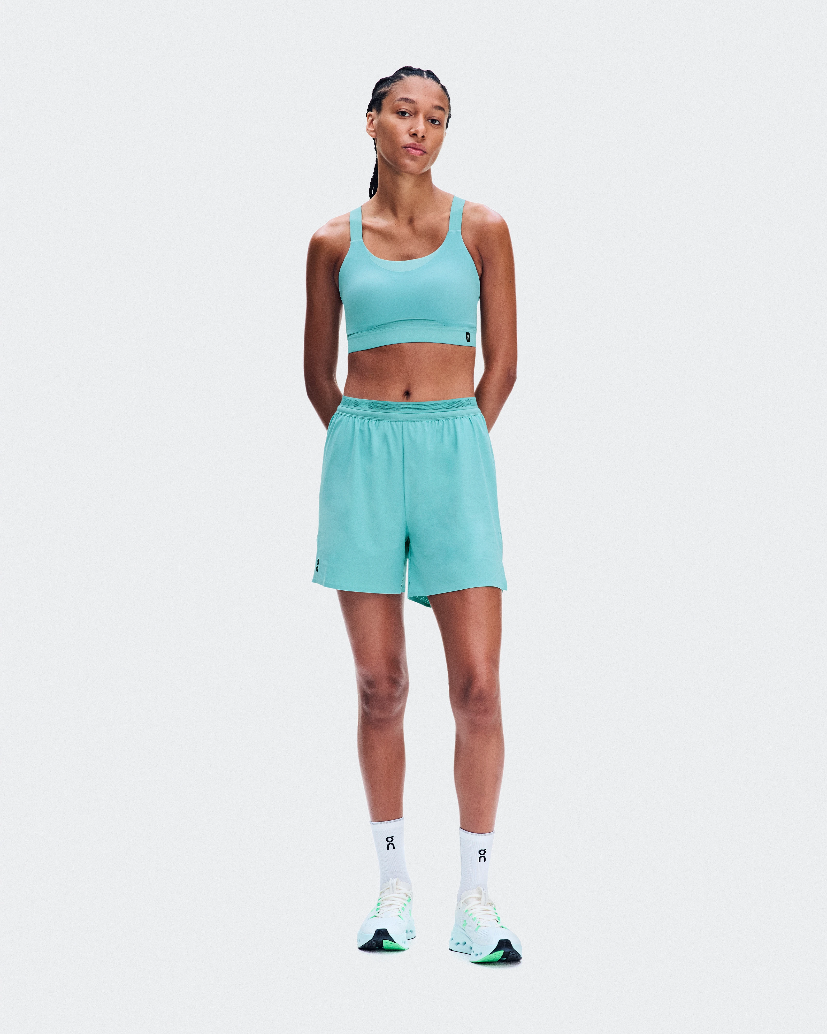 On 5" Performance Shorts Aquamarine Femme Shorts