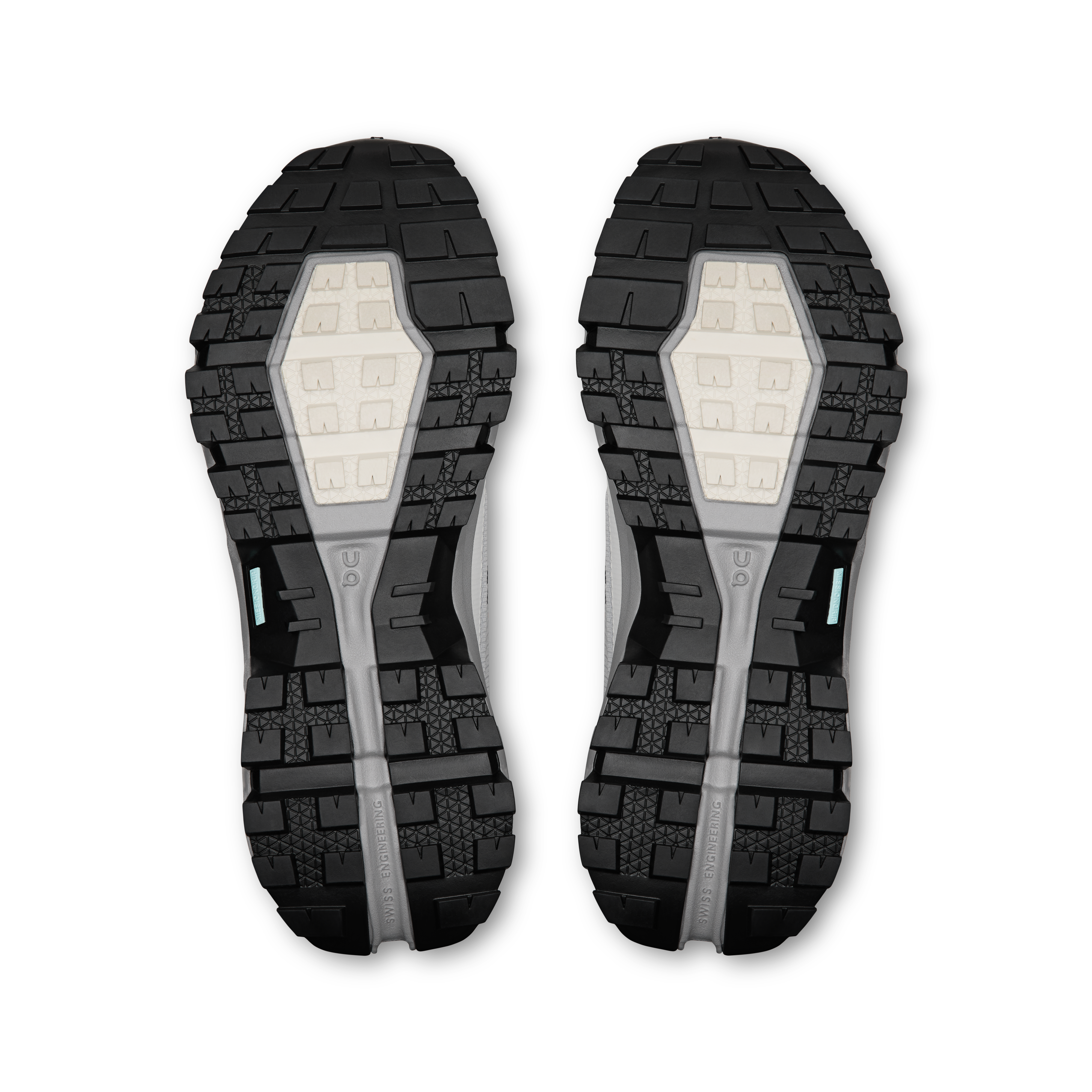 On Cloudrock Mid Waterproof Glacier & Alloy Femme Randonnée Chaussures