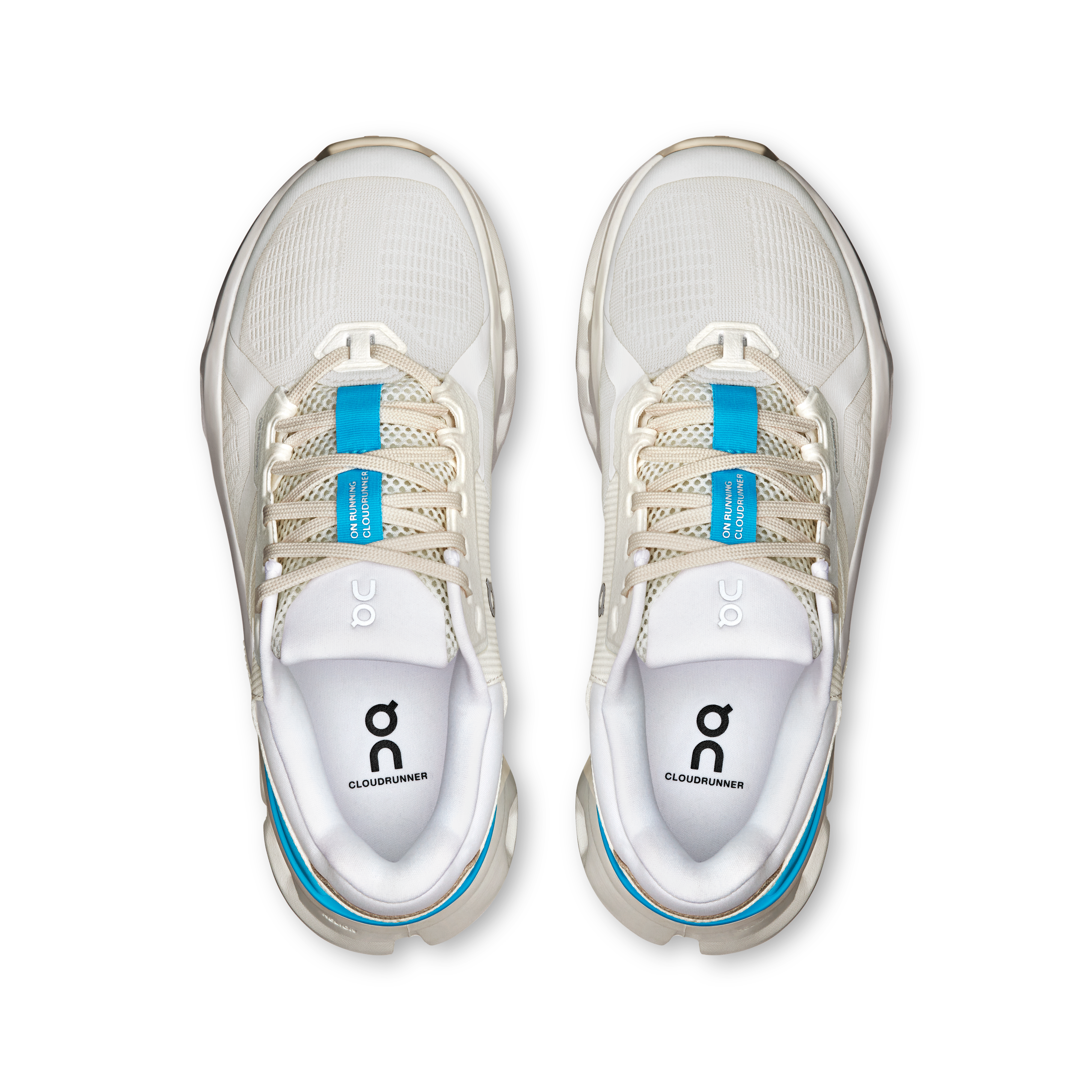 On Cloudrunner 2 White & Horizon Femme Running sur route Chaussures
