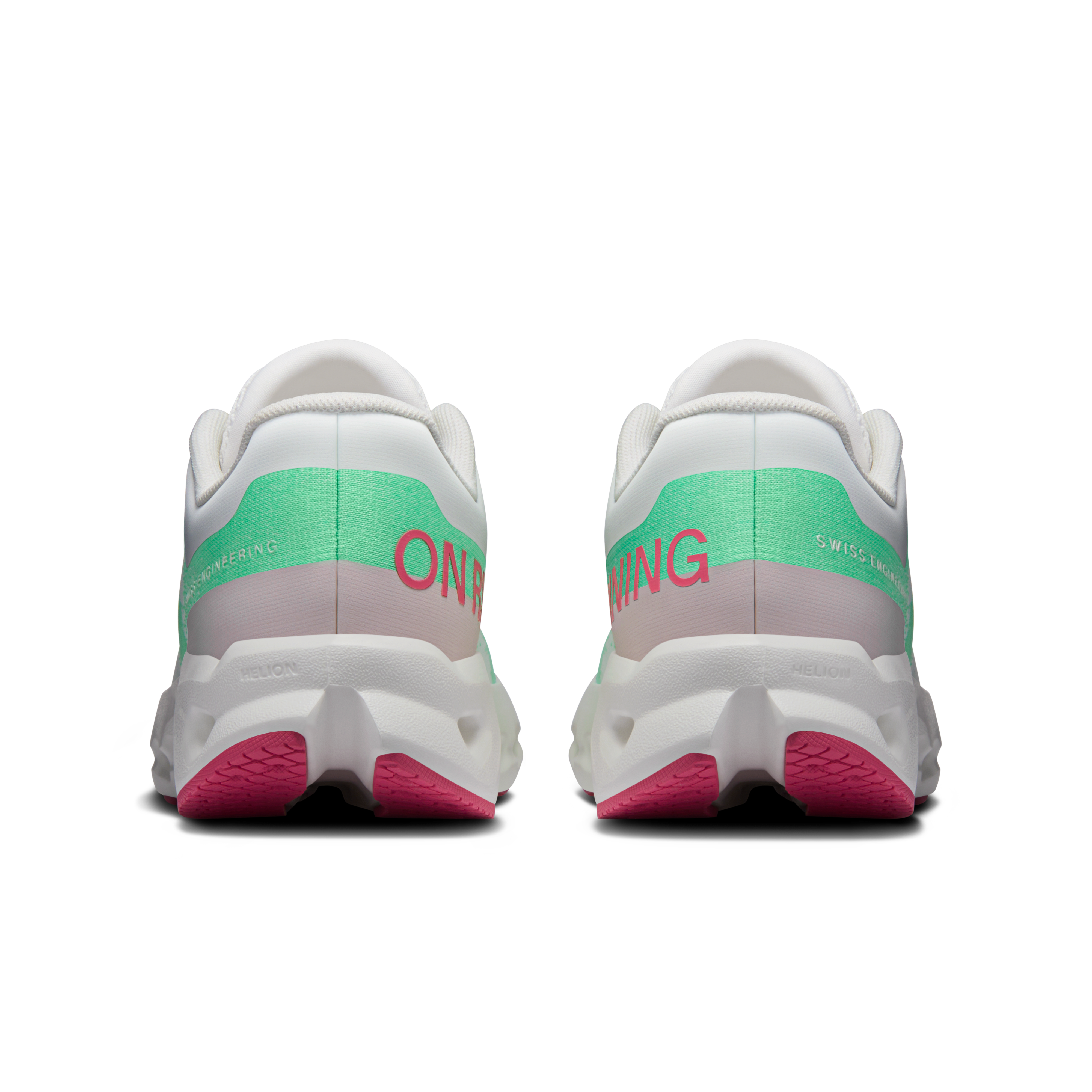 On Cloudsurfer Youth Verdite & Ivory Ados Running sur route Chaussures