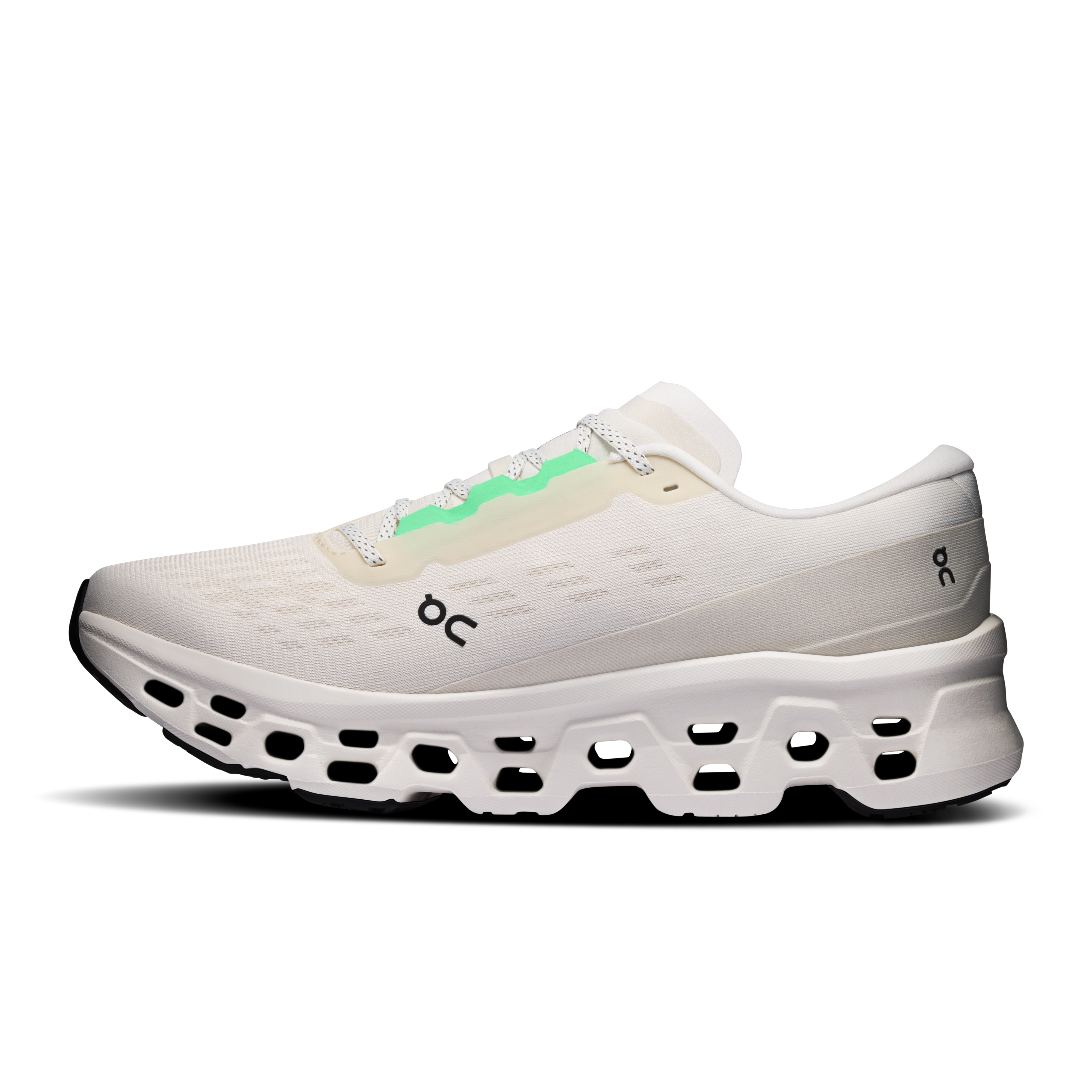 On Cloudmonster 3 Ivory & Ivory Homme Running sur route Chaussures