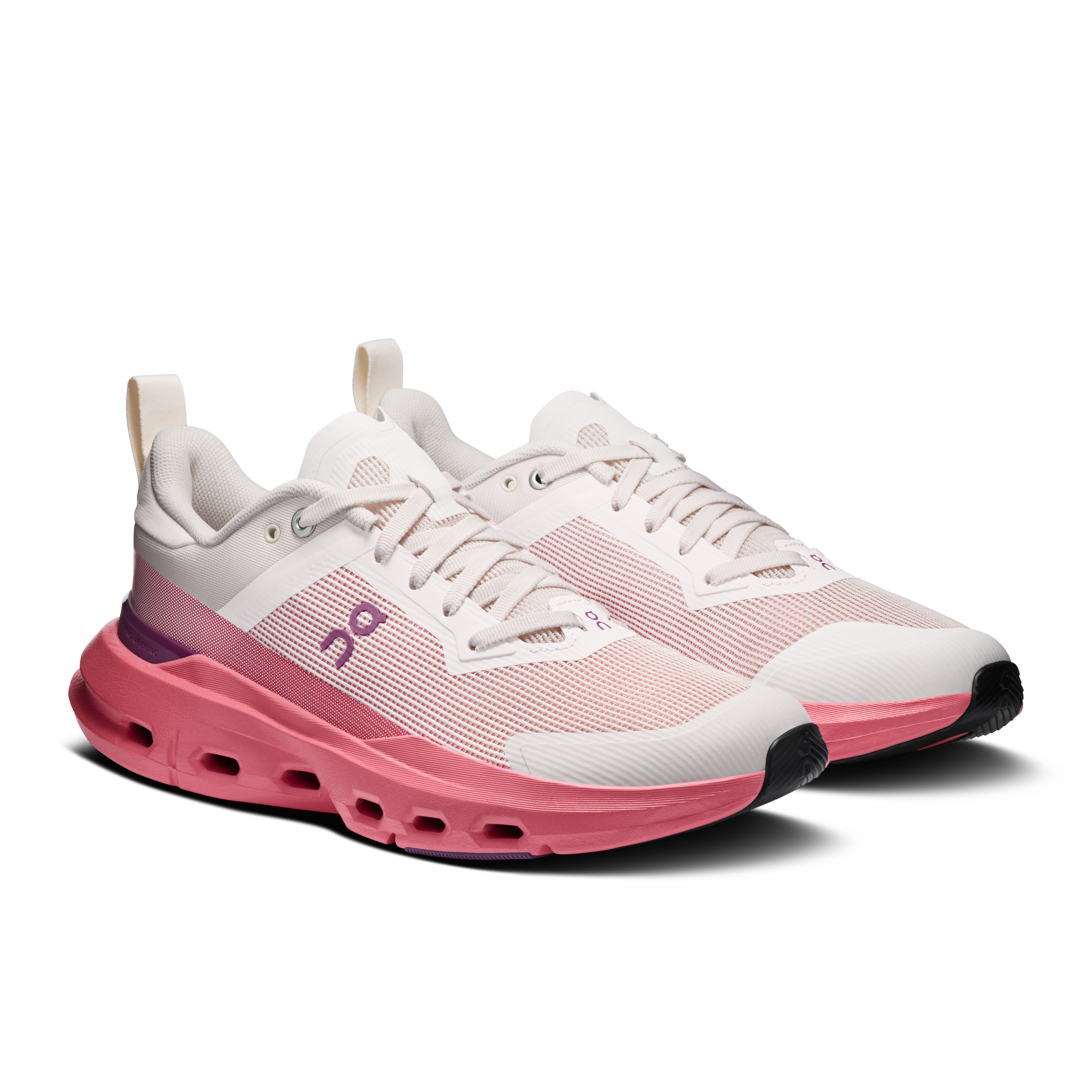 On Cloudpulse Next Oyster & Camellia Femme training_shoes Chaussures