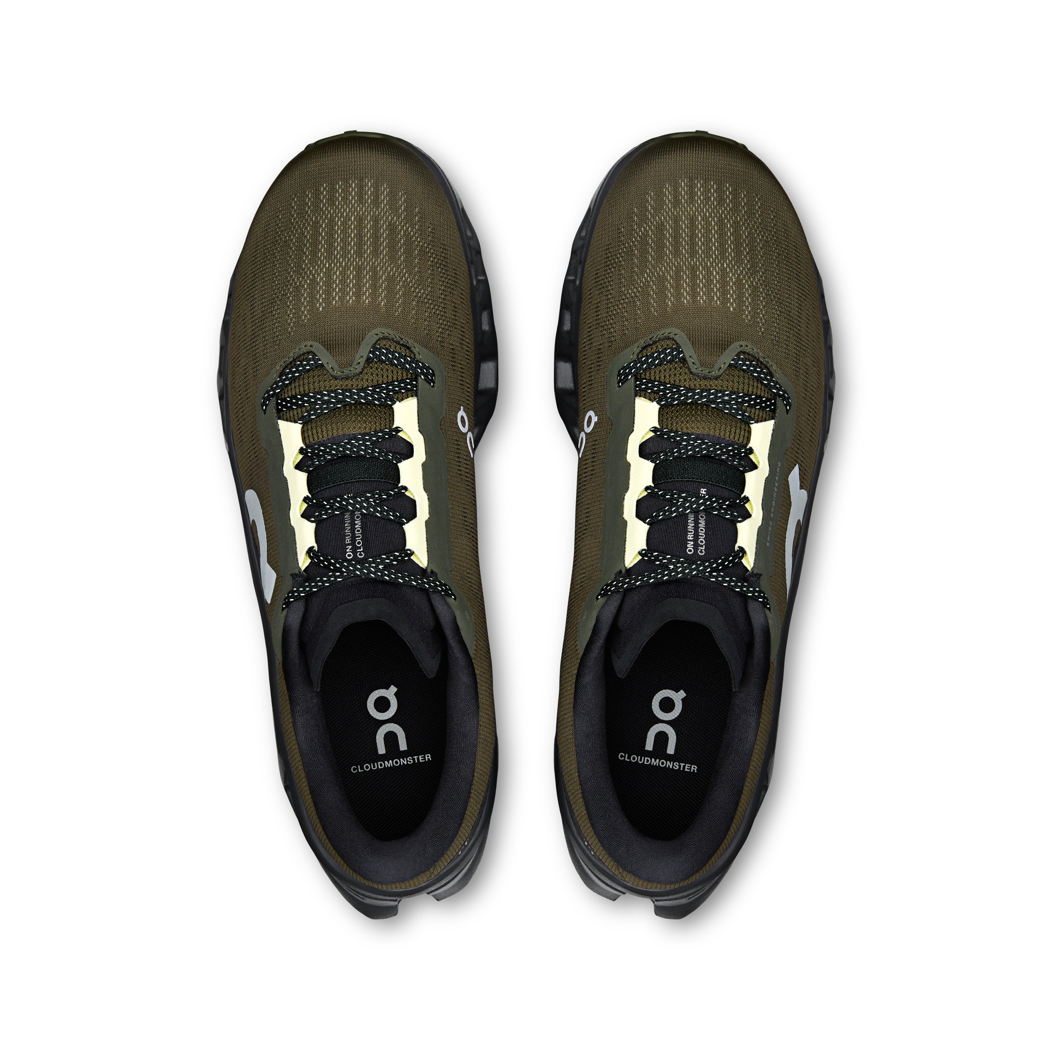 On Cloudmonster 3 Olive & Eclipse Homme Running sur route Chaussures
