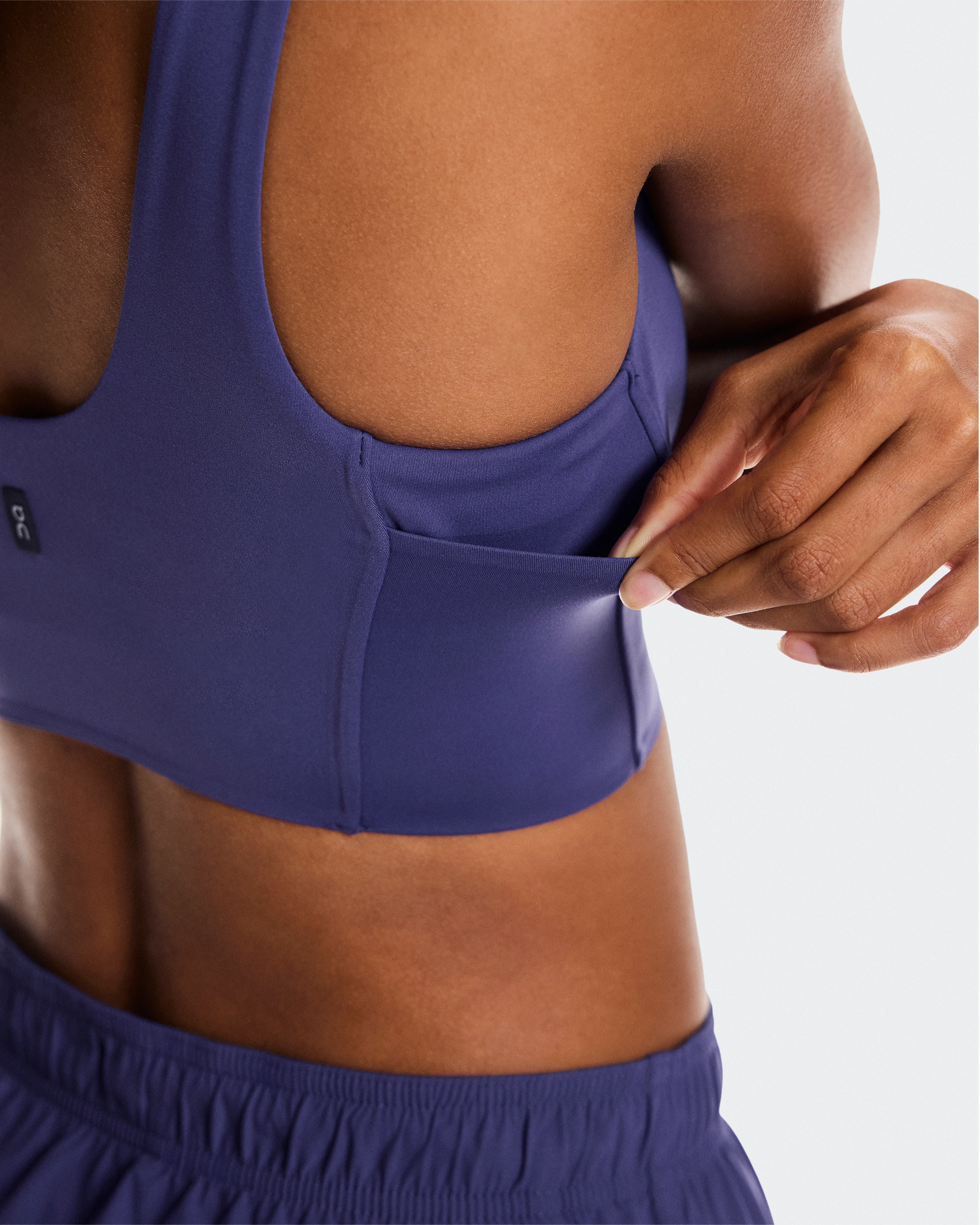 On Core 2-in-1 Crop Twilight Femme Hauts et t-shirts