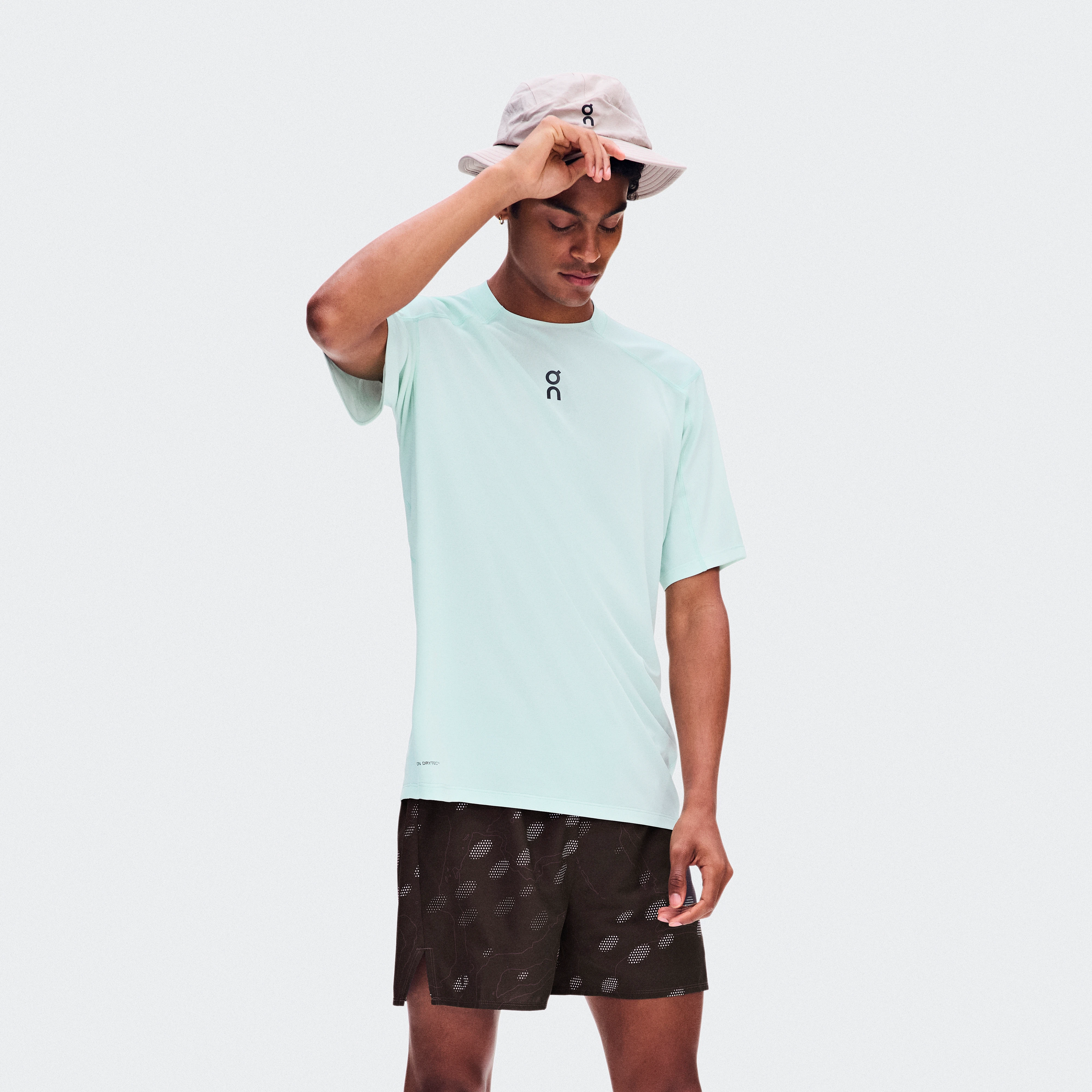 On Trail-T Solar Flurry Homme – Trail running, UPF40+, running par temps chaud et ensoleillé Running de trail Hauts et t-shirts