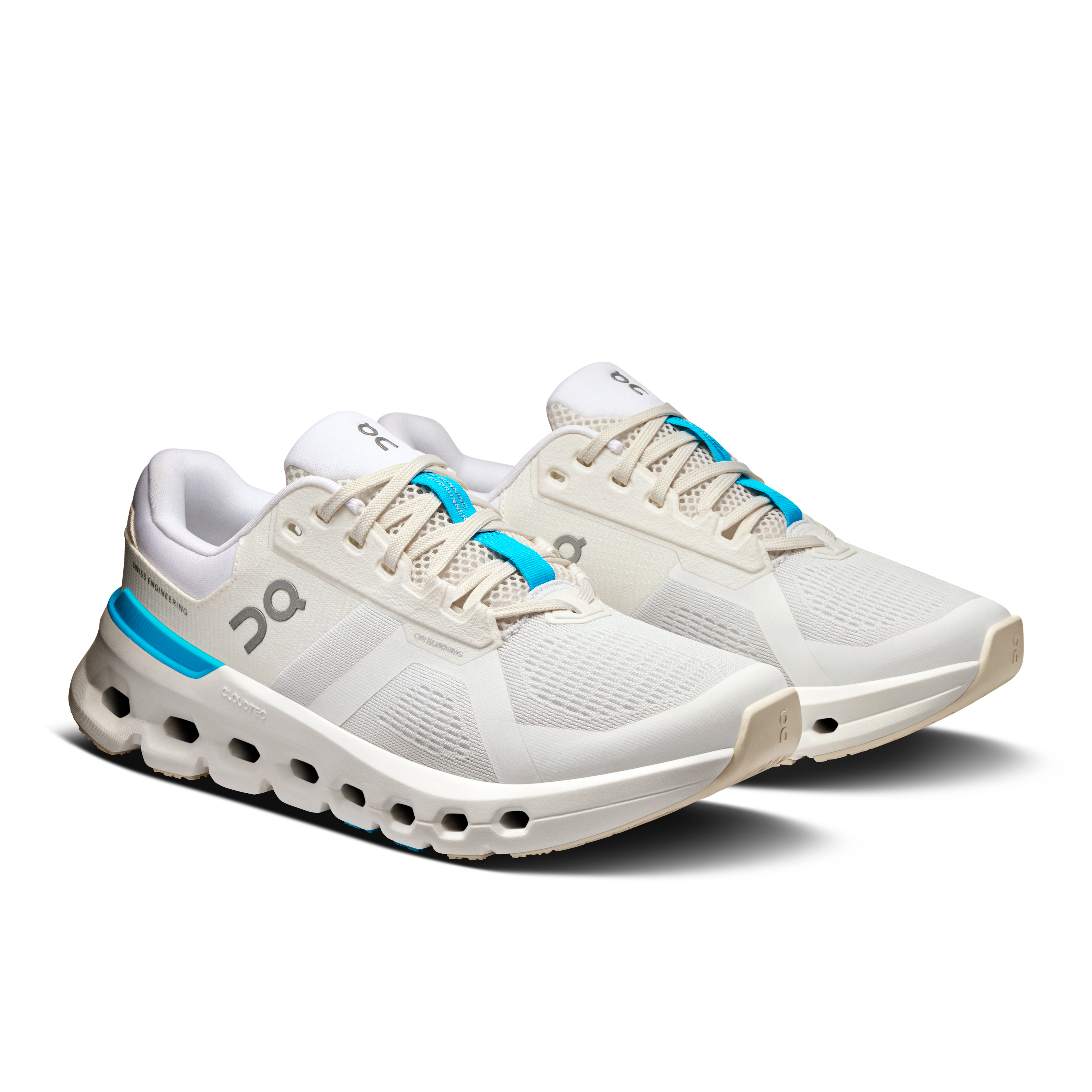 On Cloudrunner 2 White & Horizon Femme Running sur route Chaussures