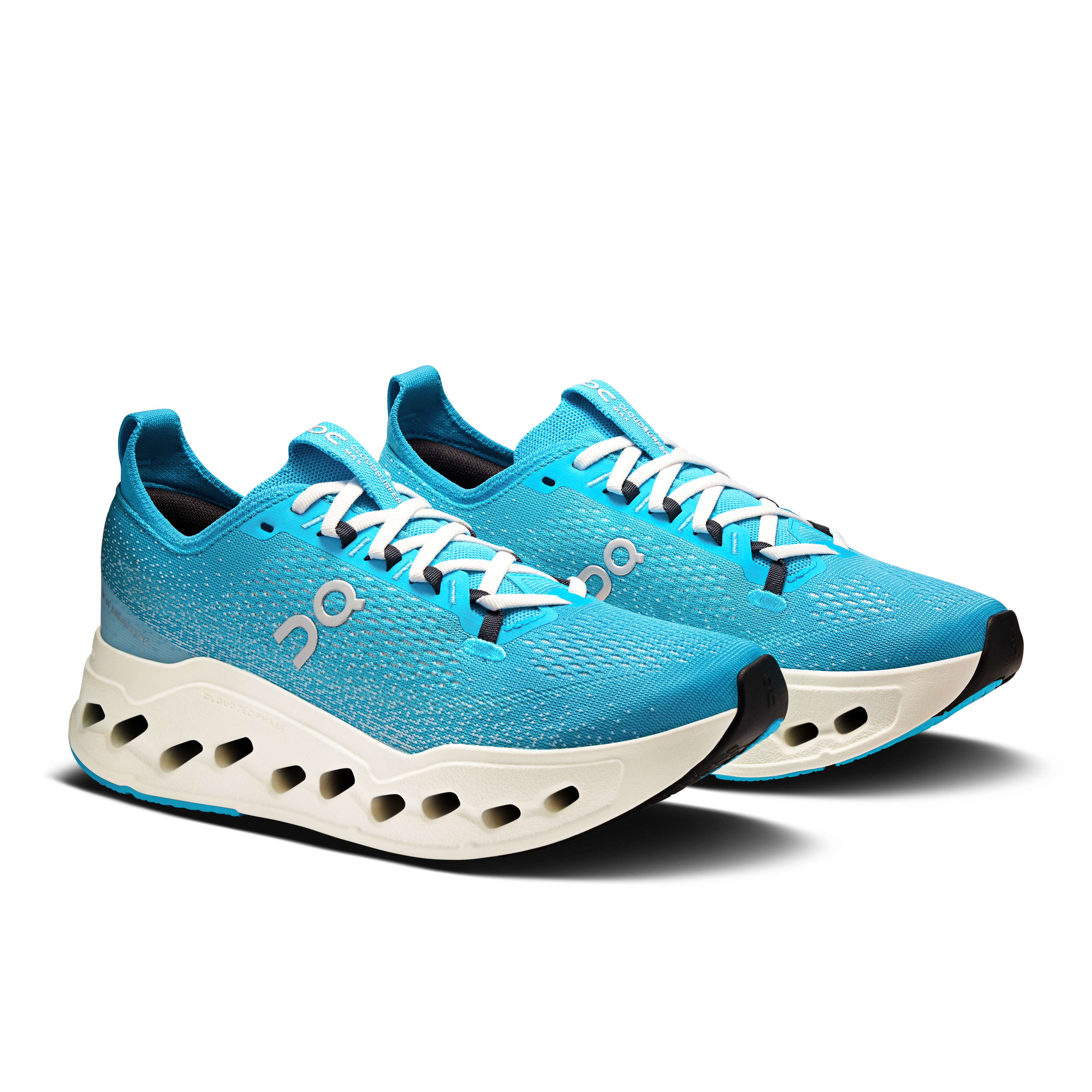 On Cloudsurfer Max Horizon & Ivory Femme Running sur route Chaussures