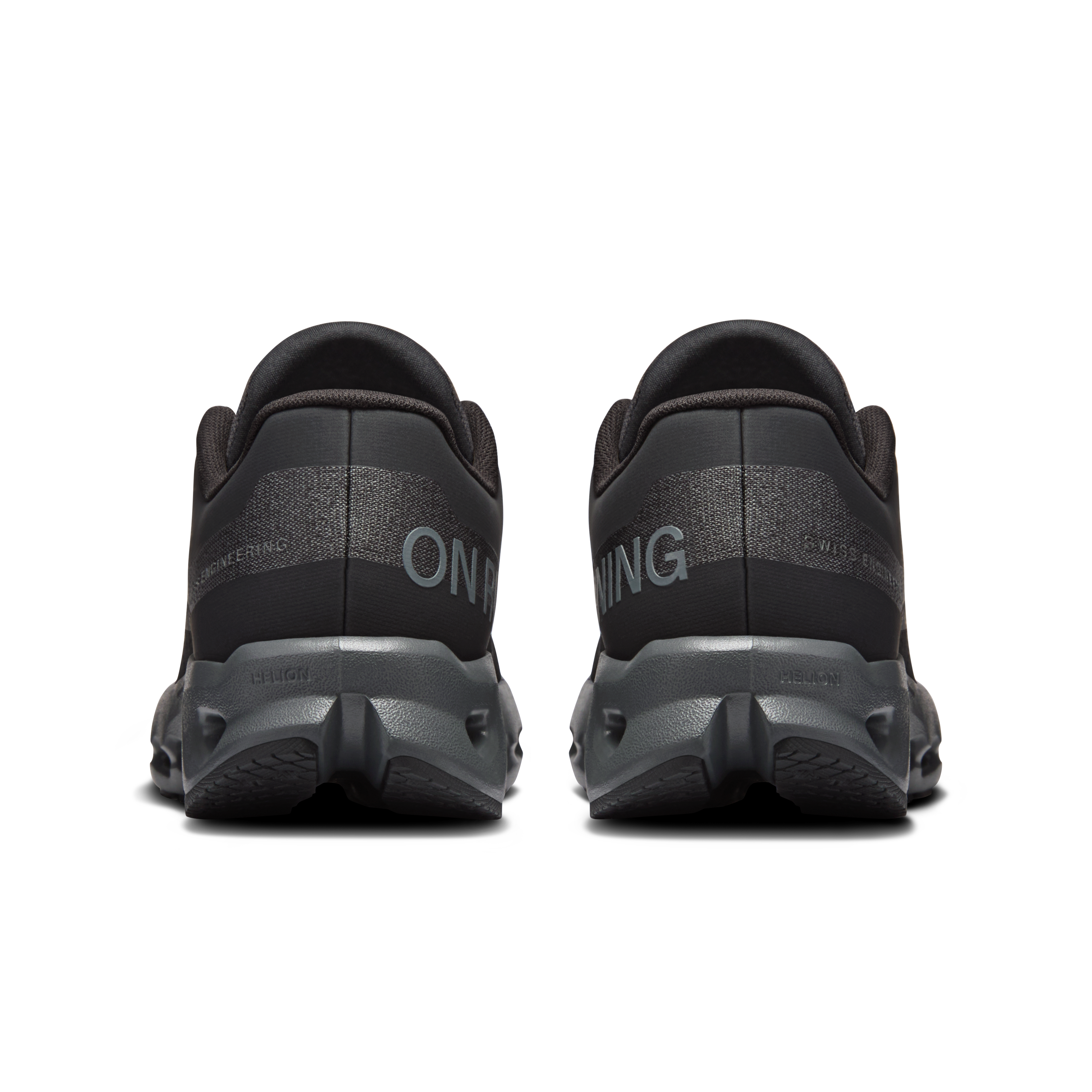 On Cloudsurfer Youth Black & Eclipse Ados Running sur route Chaussures
