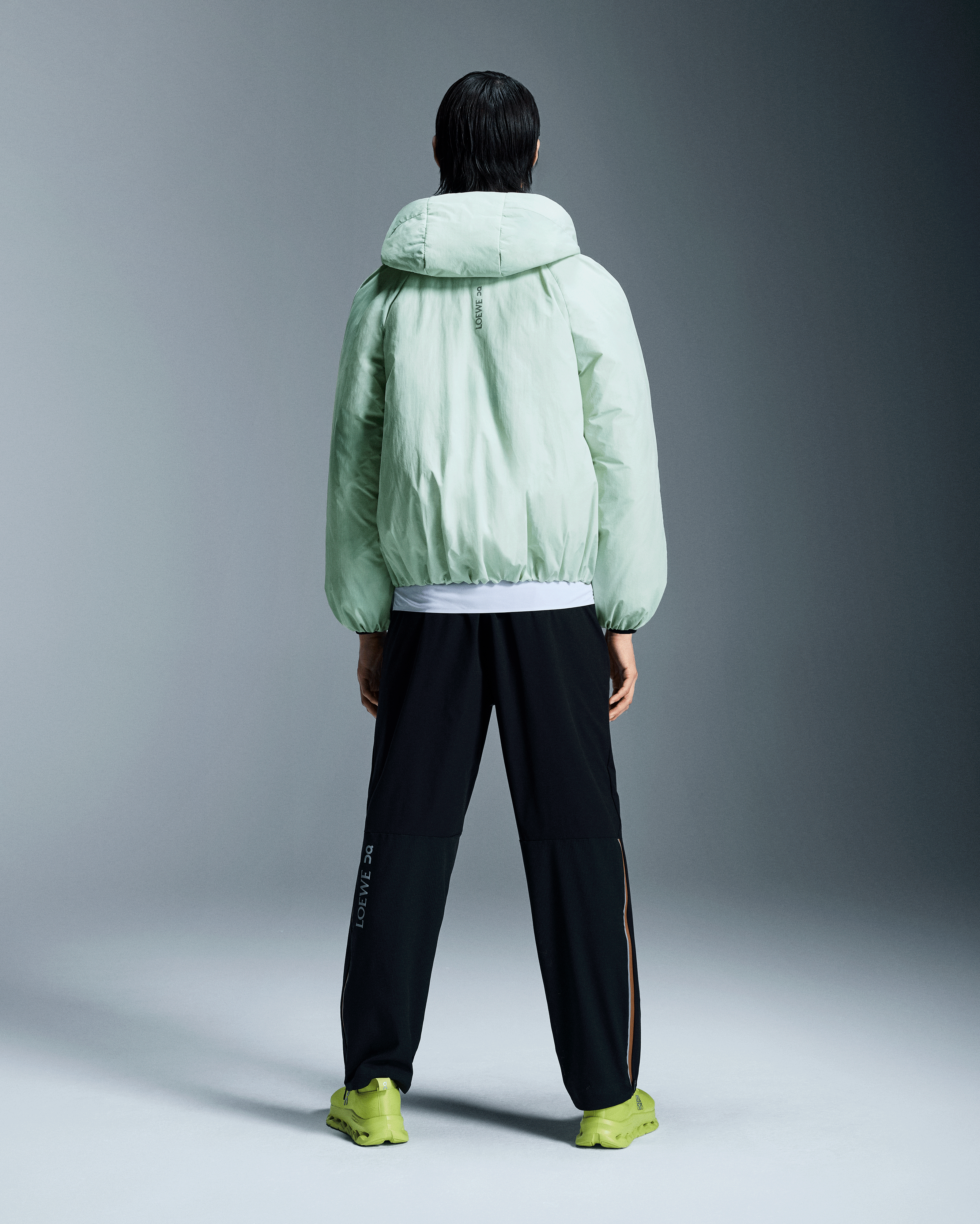 On Puffer Jacket LOEWE White & Multicolor Homme Vestes