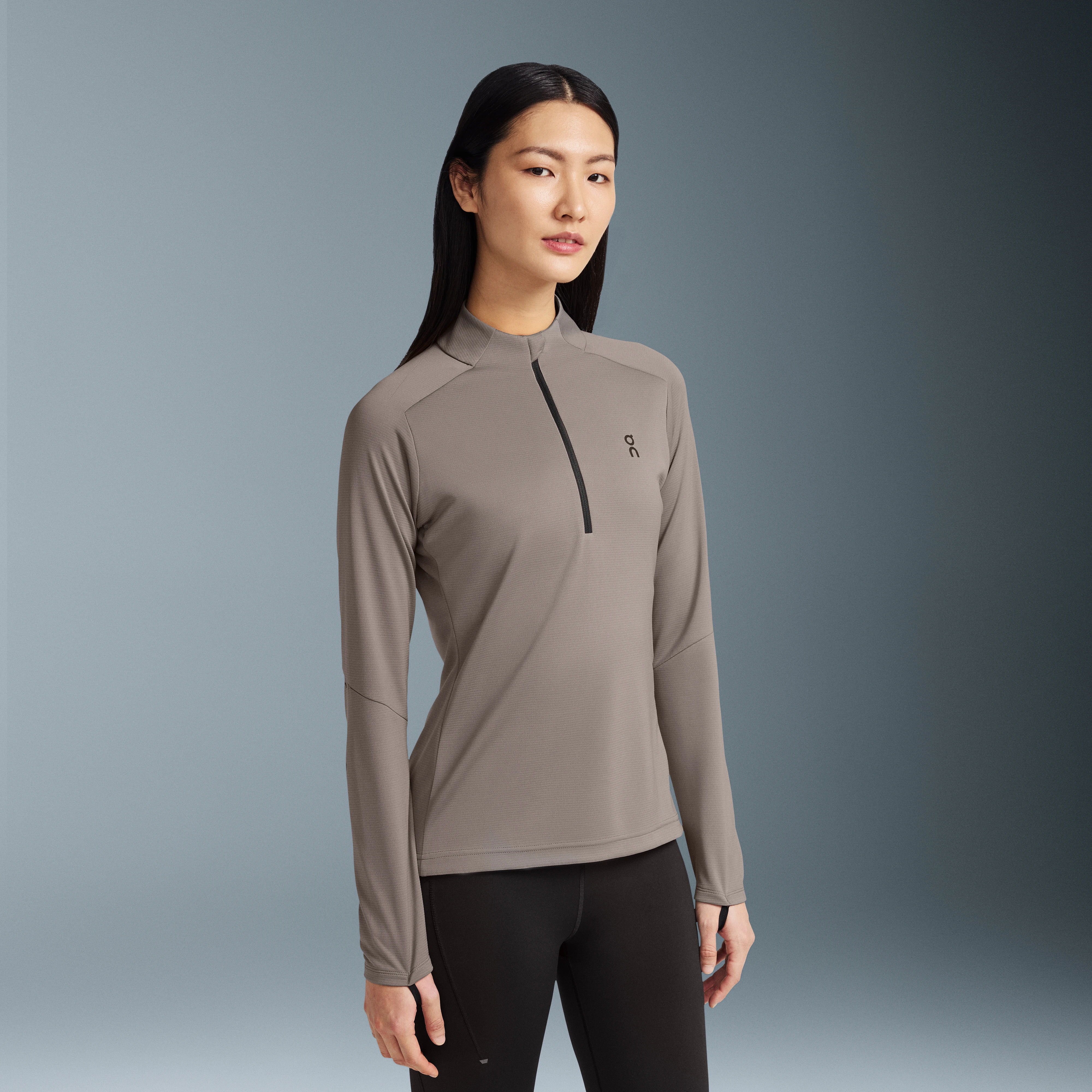 On Climate Shirt Cinder Femme – Temps froid, thermique, outdoor Sweats à capuche et sweats