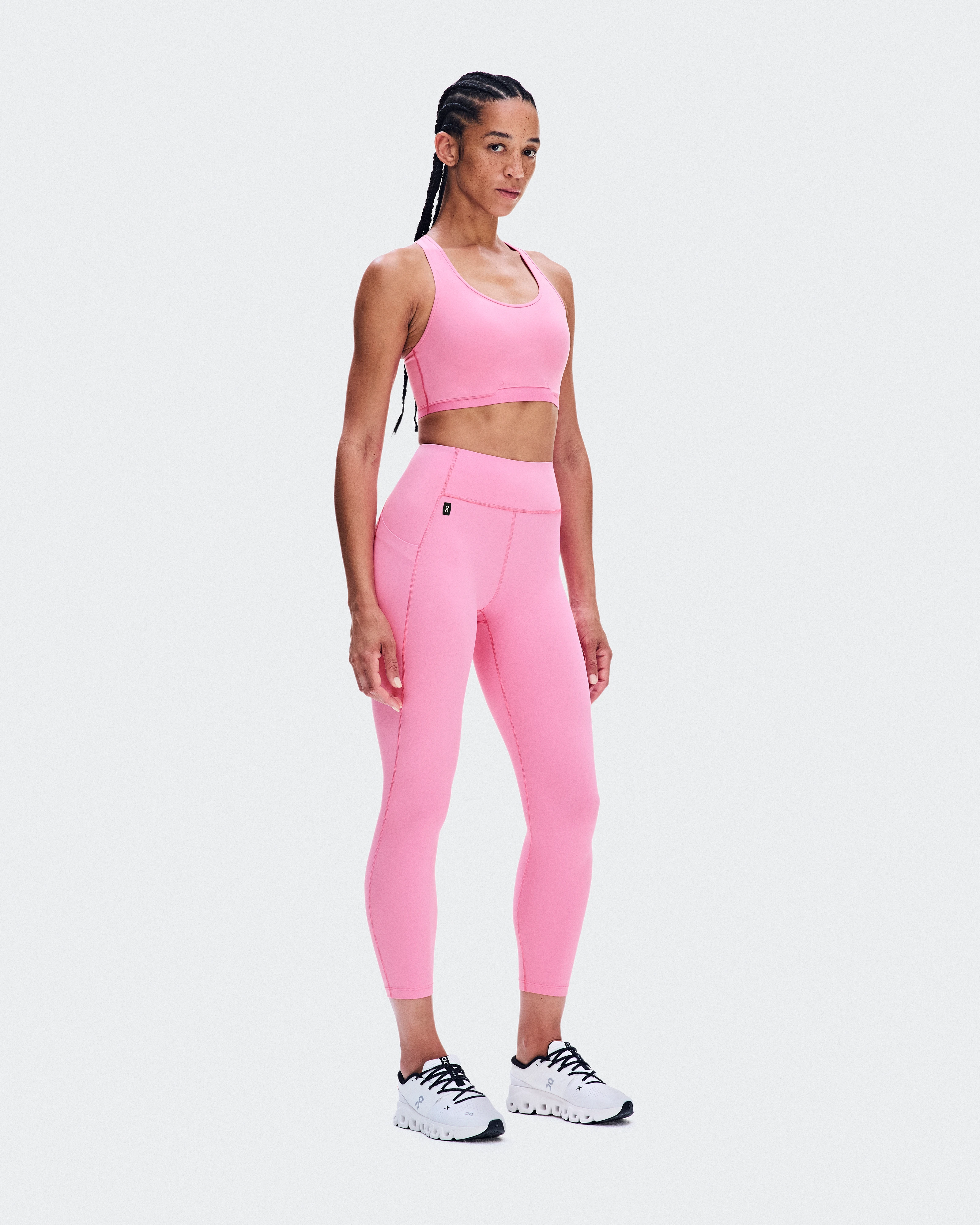 On Train Tights 7/8 Bubblegum Femme Leggings