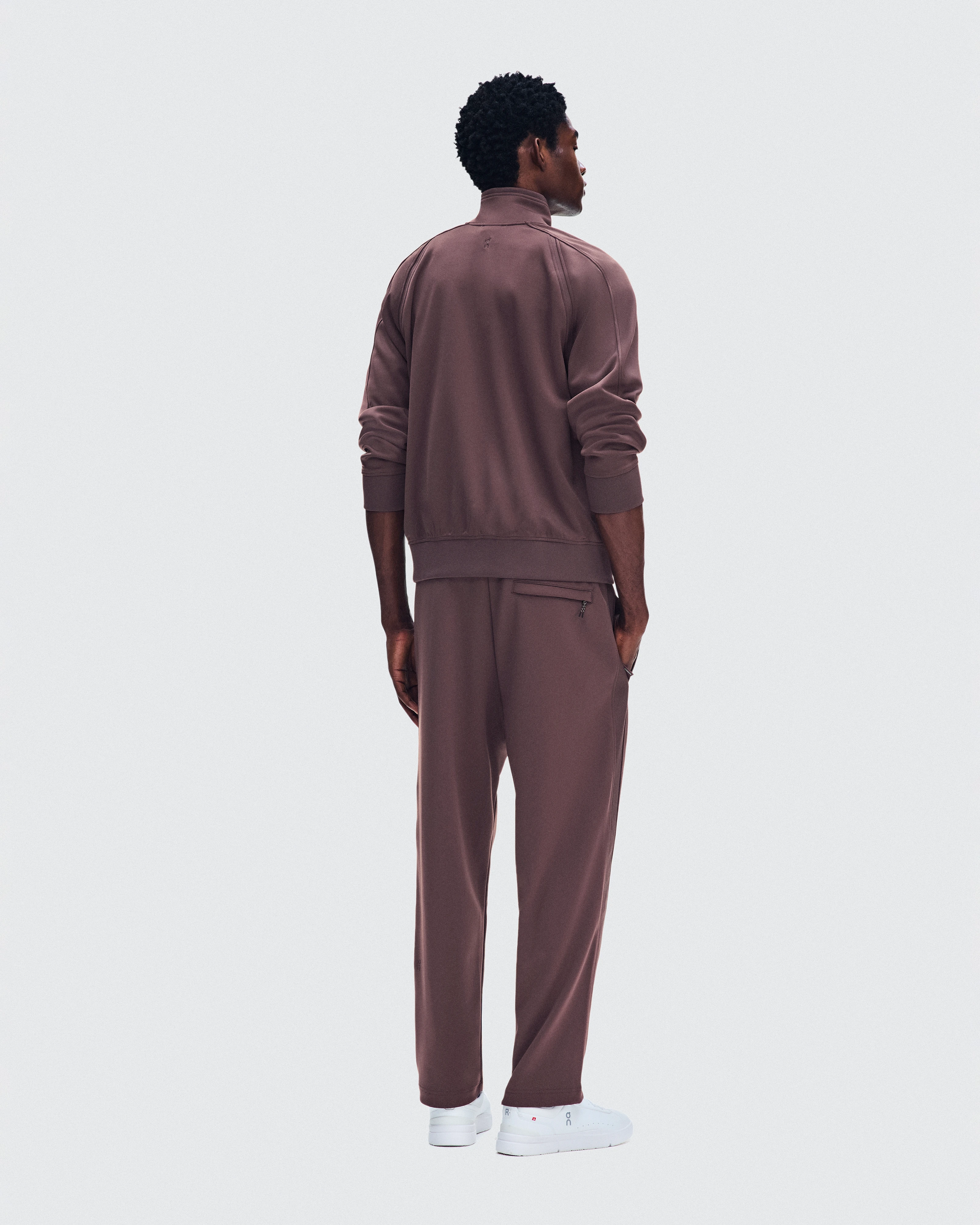 On Courtside Full-Zip Mulberry Homme Vestes