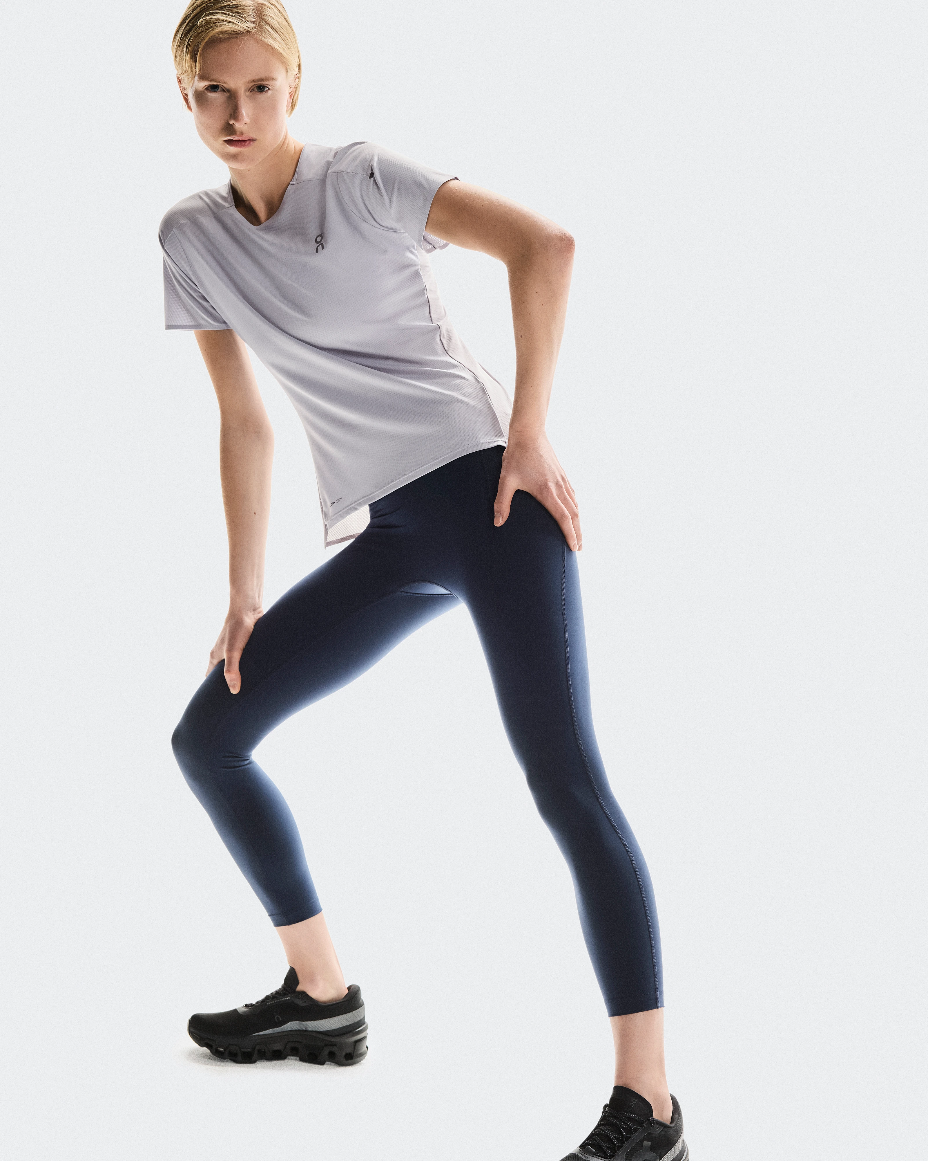 On Performance Tights 7/8 Navy Femme Leggings