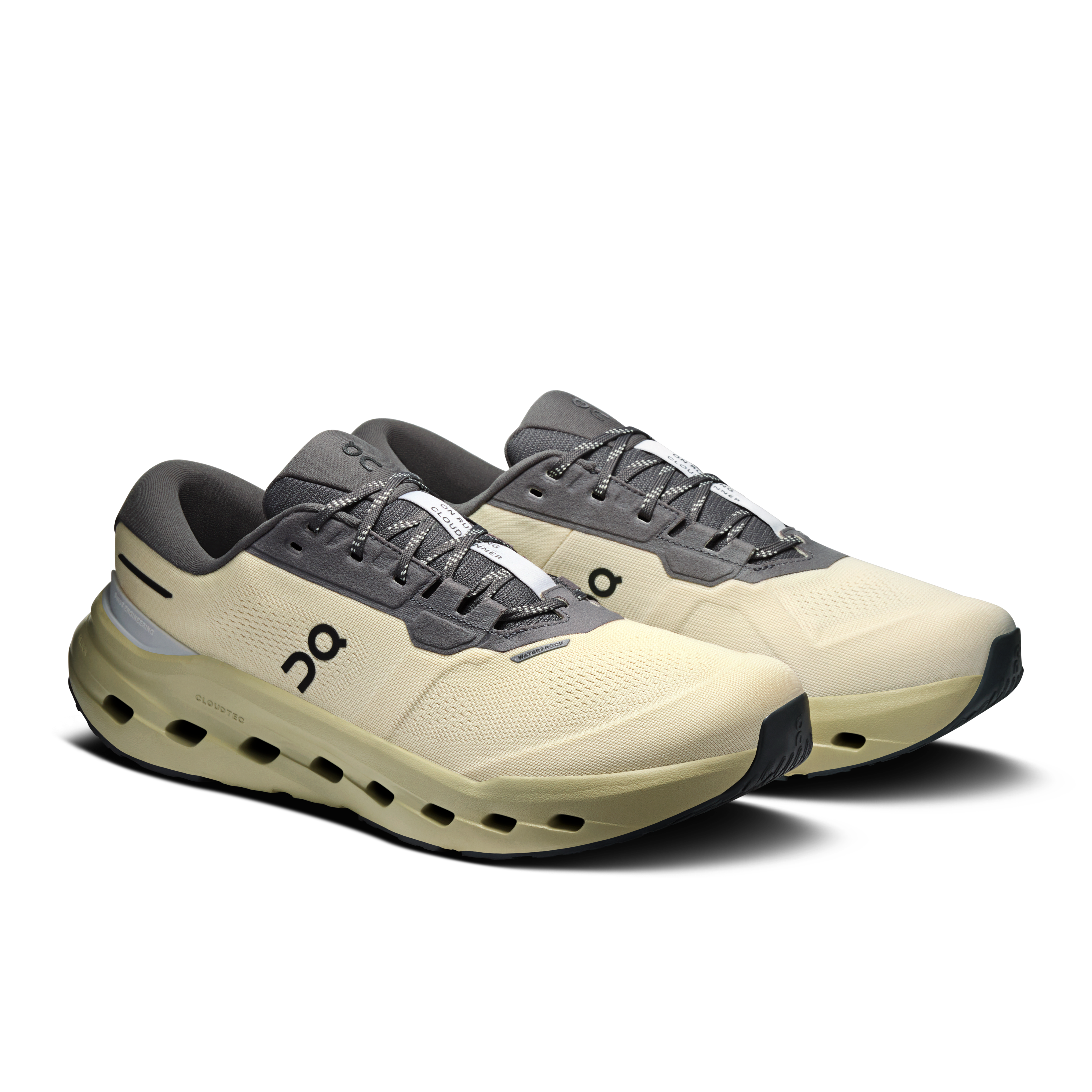 On Cloudrunner 3 Waterproof Pollen & Haze Homme – Running quotidien, foulées stables, imperméabilité Chaussures