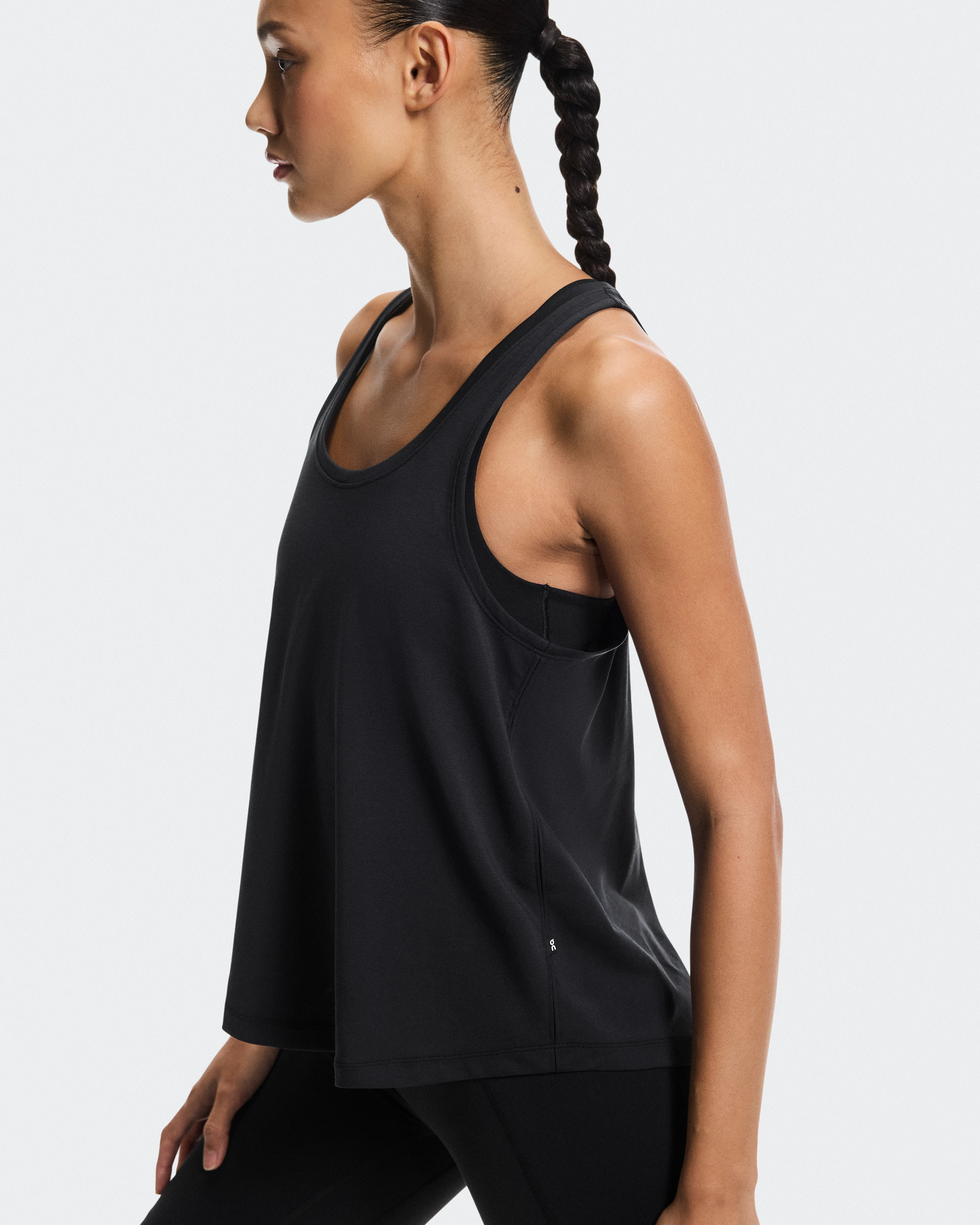 On Focus Tank Black Femme Hauts et t-shirts