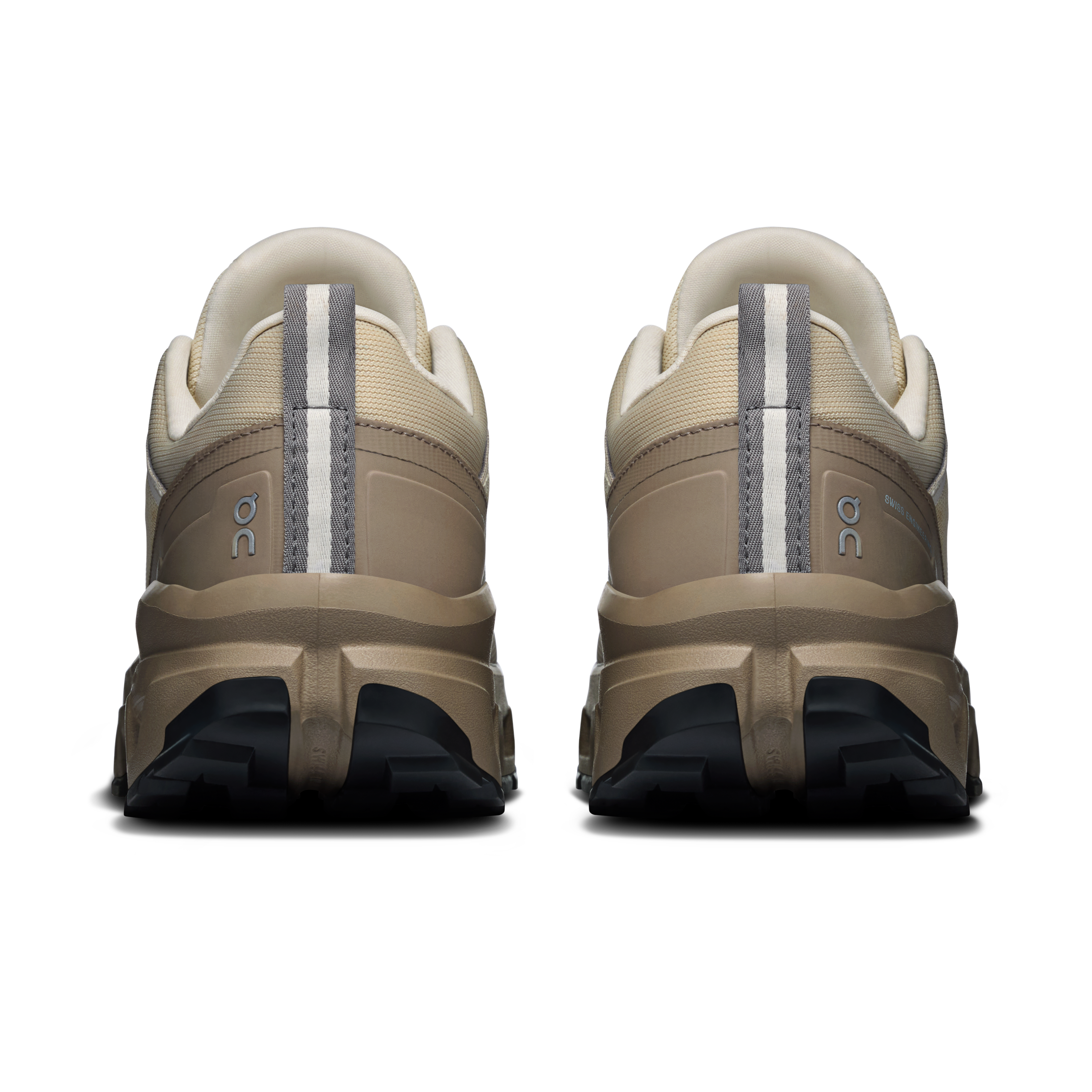 On Cloudrock Low Waterproof Grain & Soba Femme Randonnée Chaussures