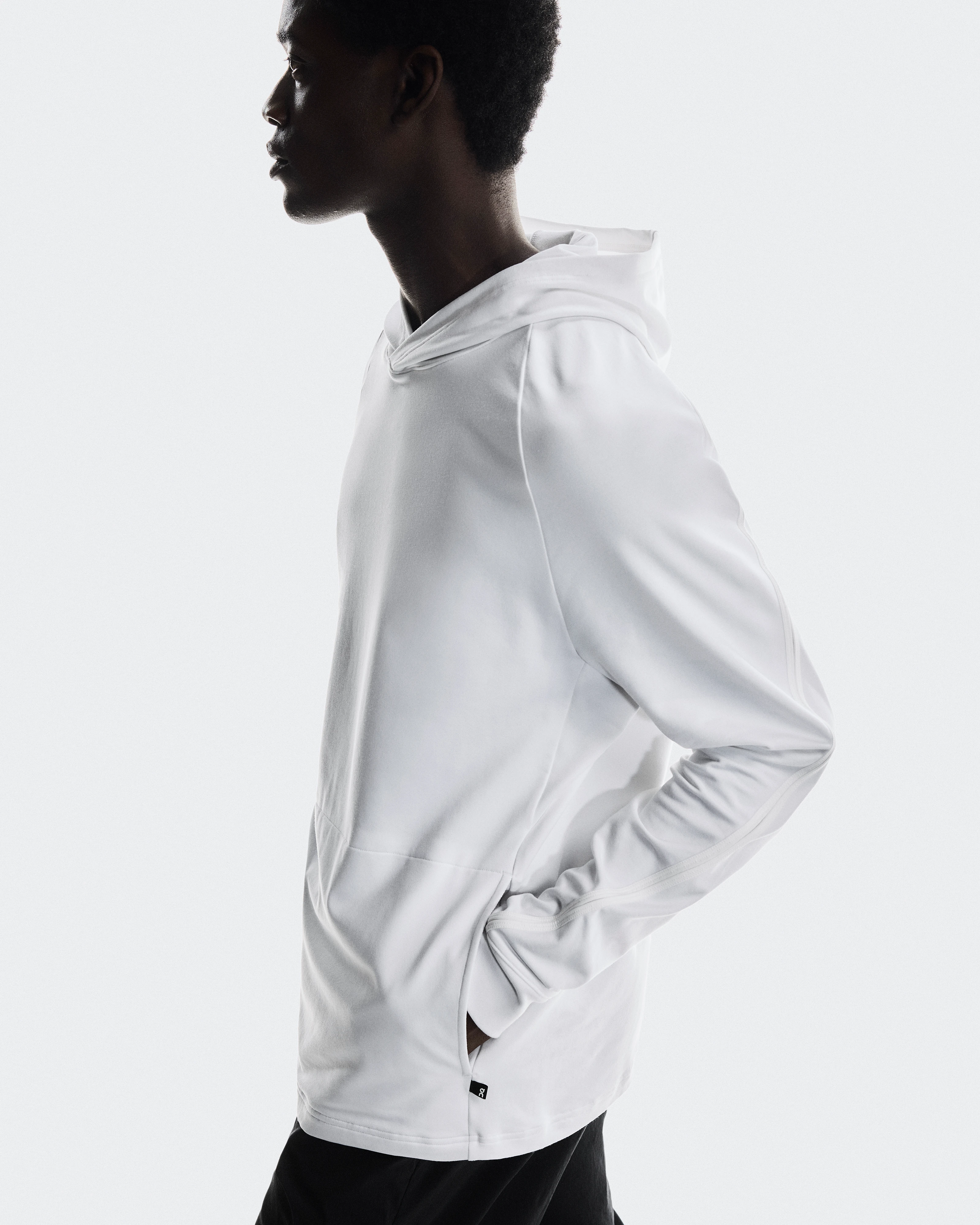 On Studio Hoodie White Homme Sweats à capuche et sweats