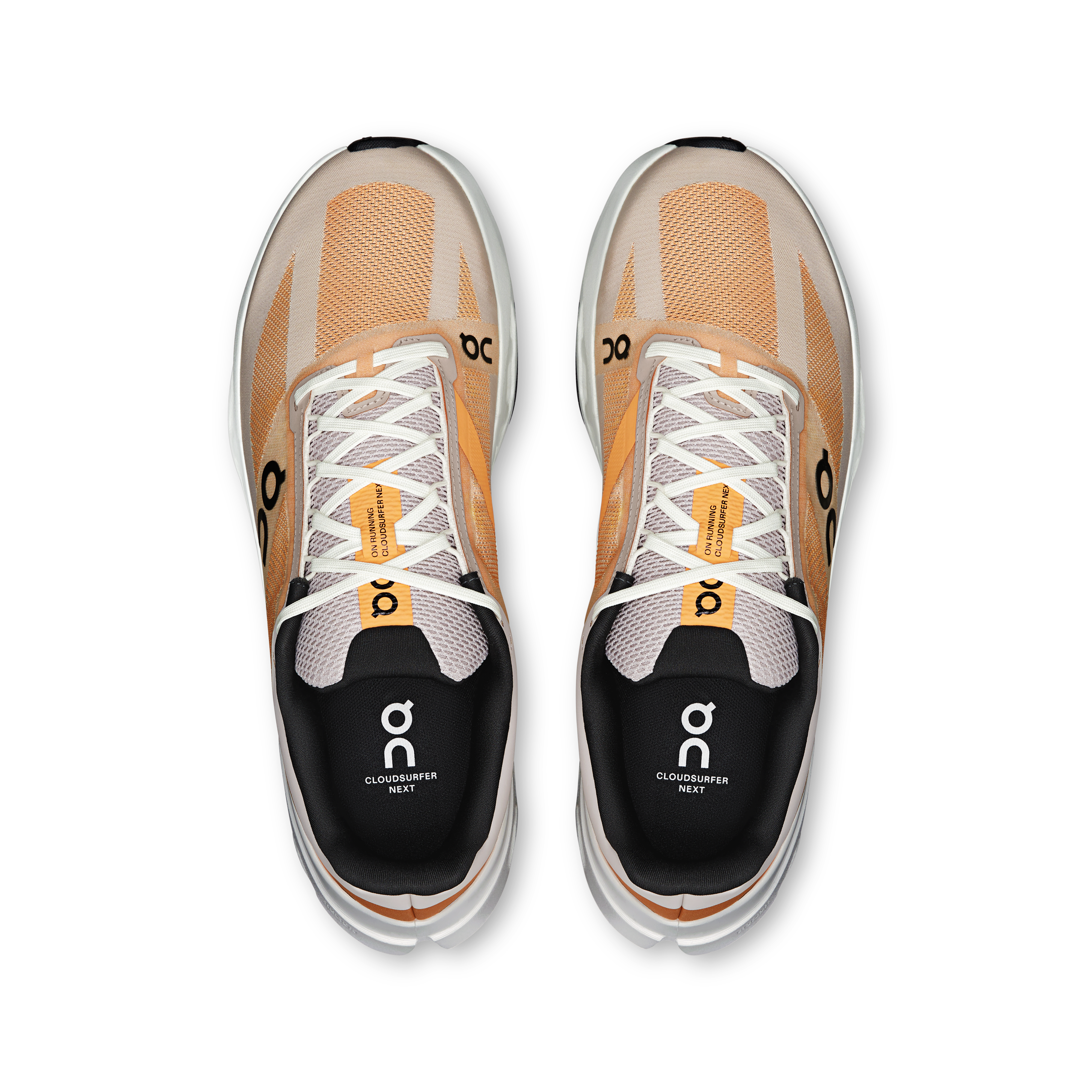 On Cloudsurfer Next Tangerine & Ivory Homme Running sur route Chaussures