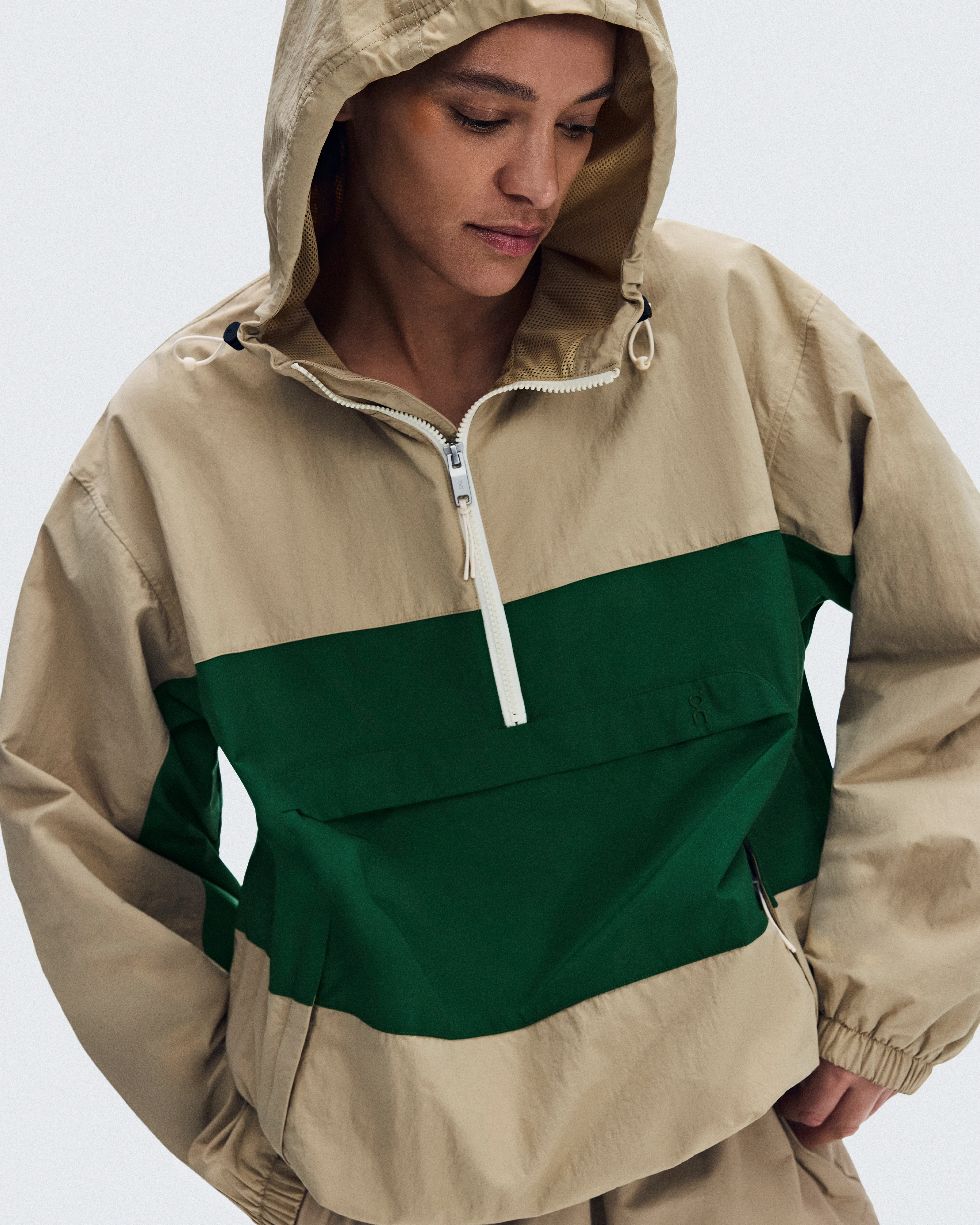 On Half-Zip Anorak Kasha Femme Vestes