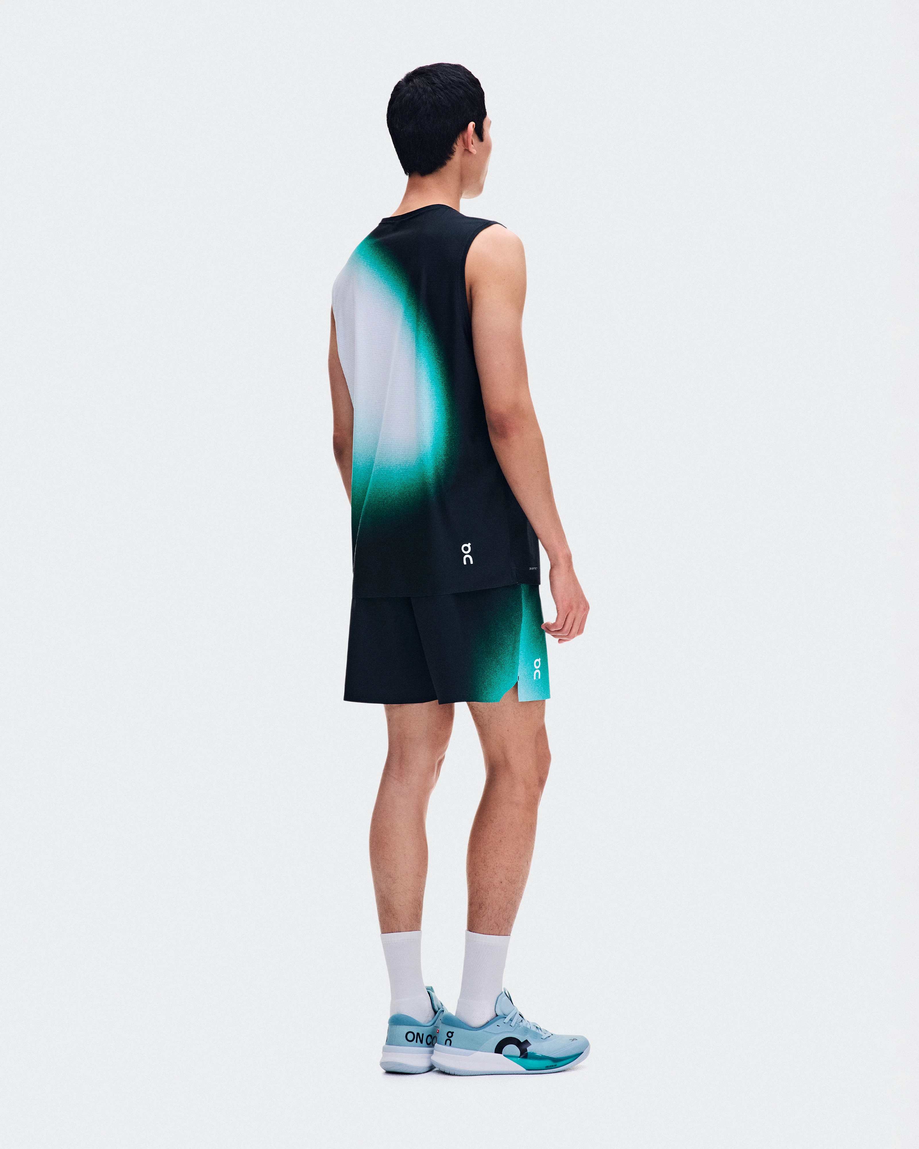 On Court Tank Swing Black & Neem Homme Hauts et t-shirts