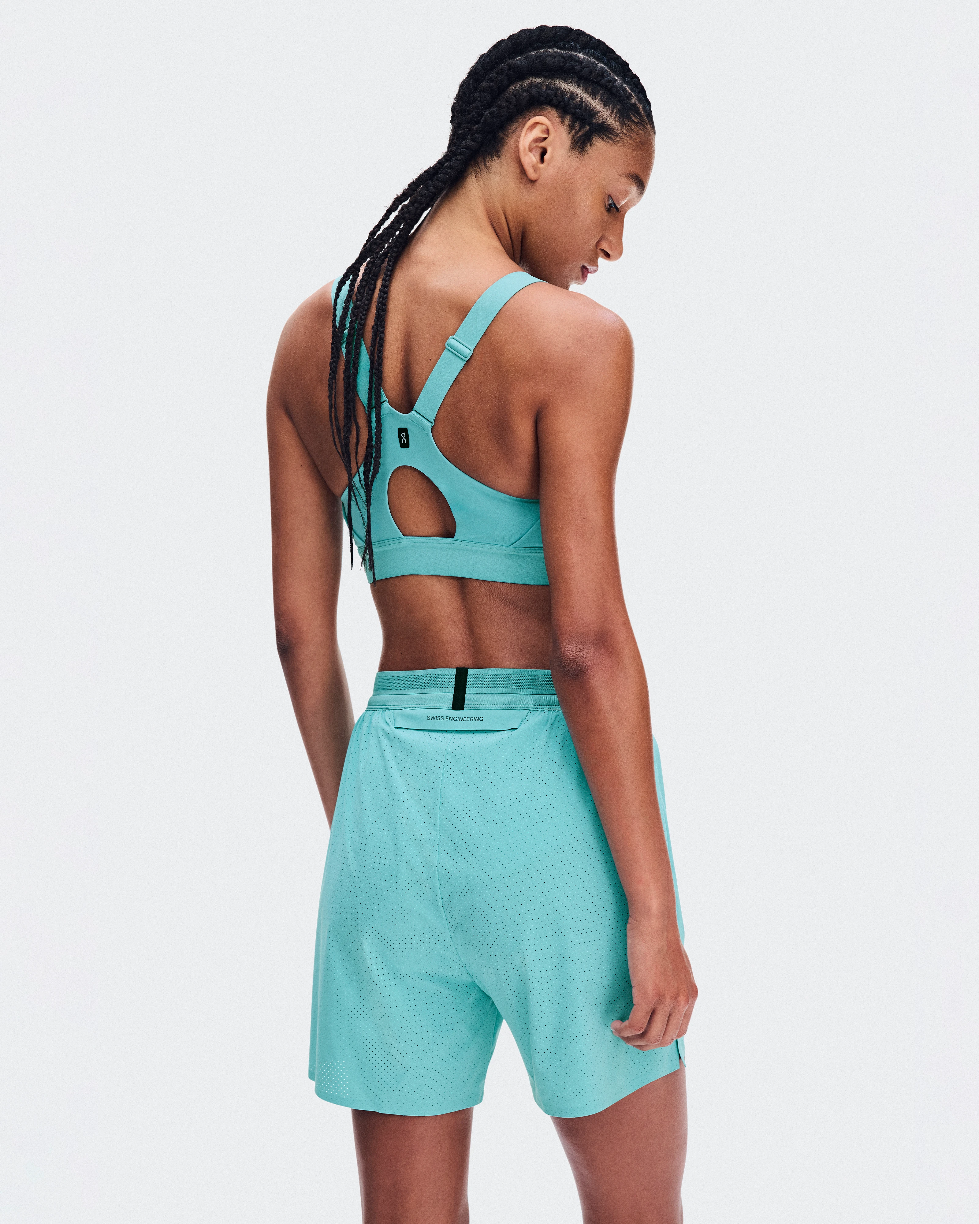 On 5" Performance Shorts Aquamarine Femme Shorts