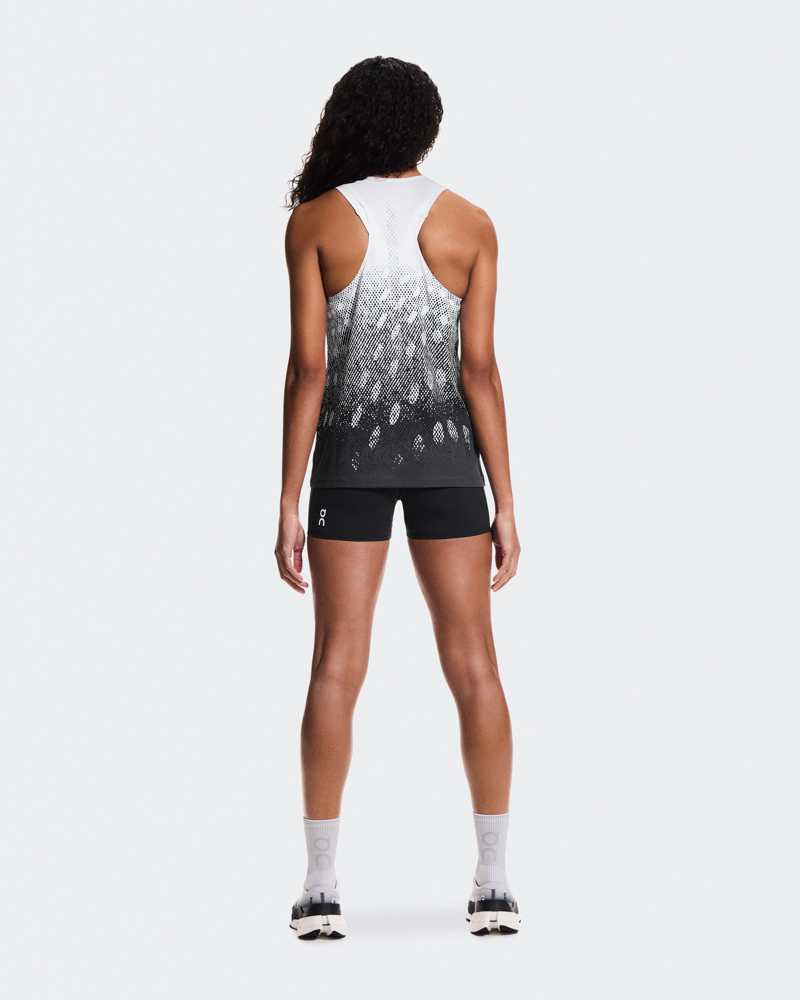 On Zero Singlet White & Iron Femme Hauts et t-shirts