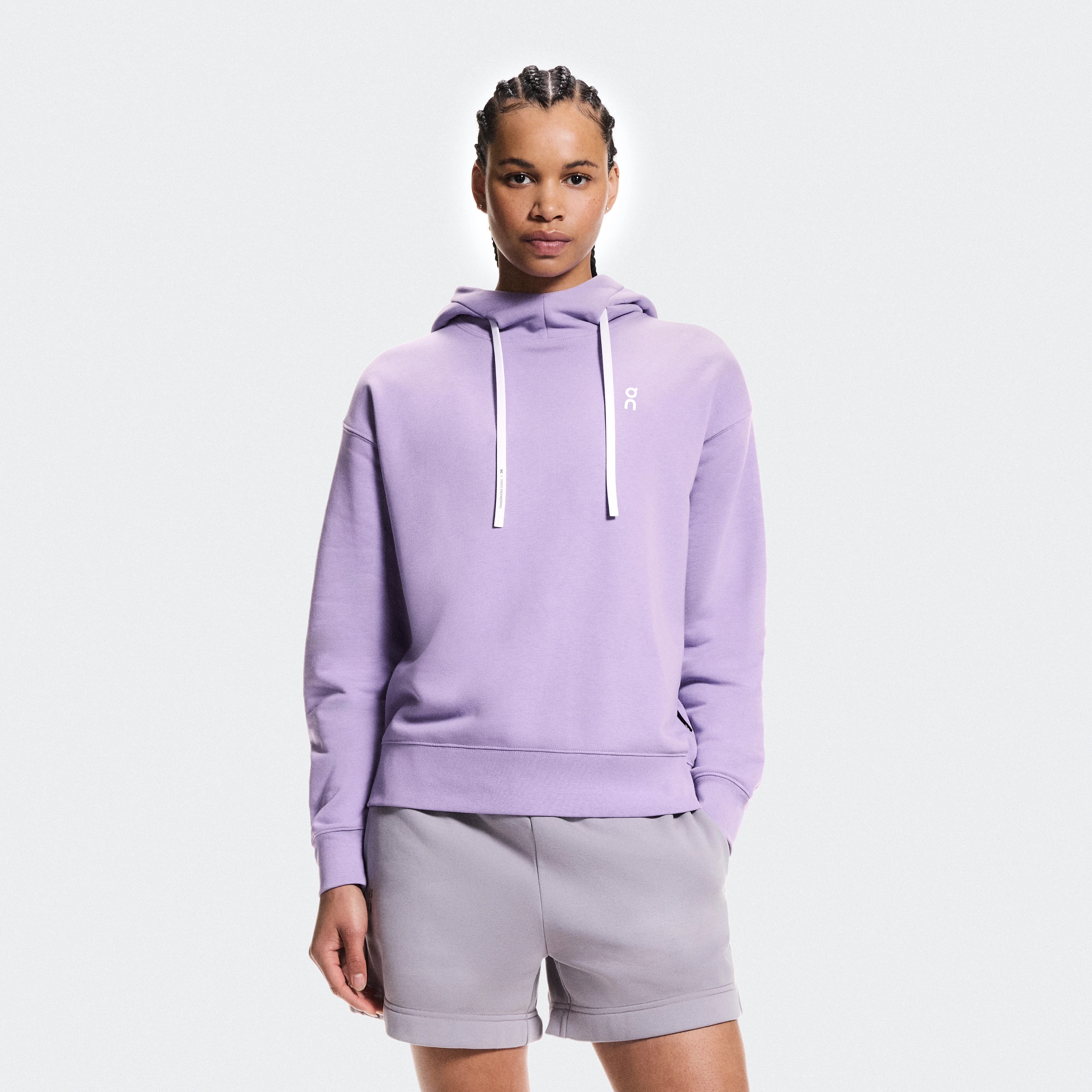 On Club Hoodie Fade Bloom Femme – Confort durable Sweats à capuche et sweats