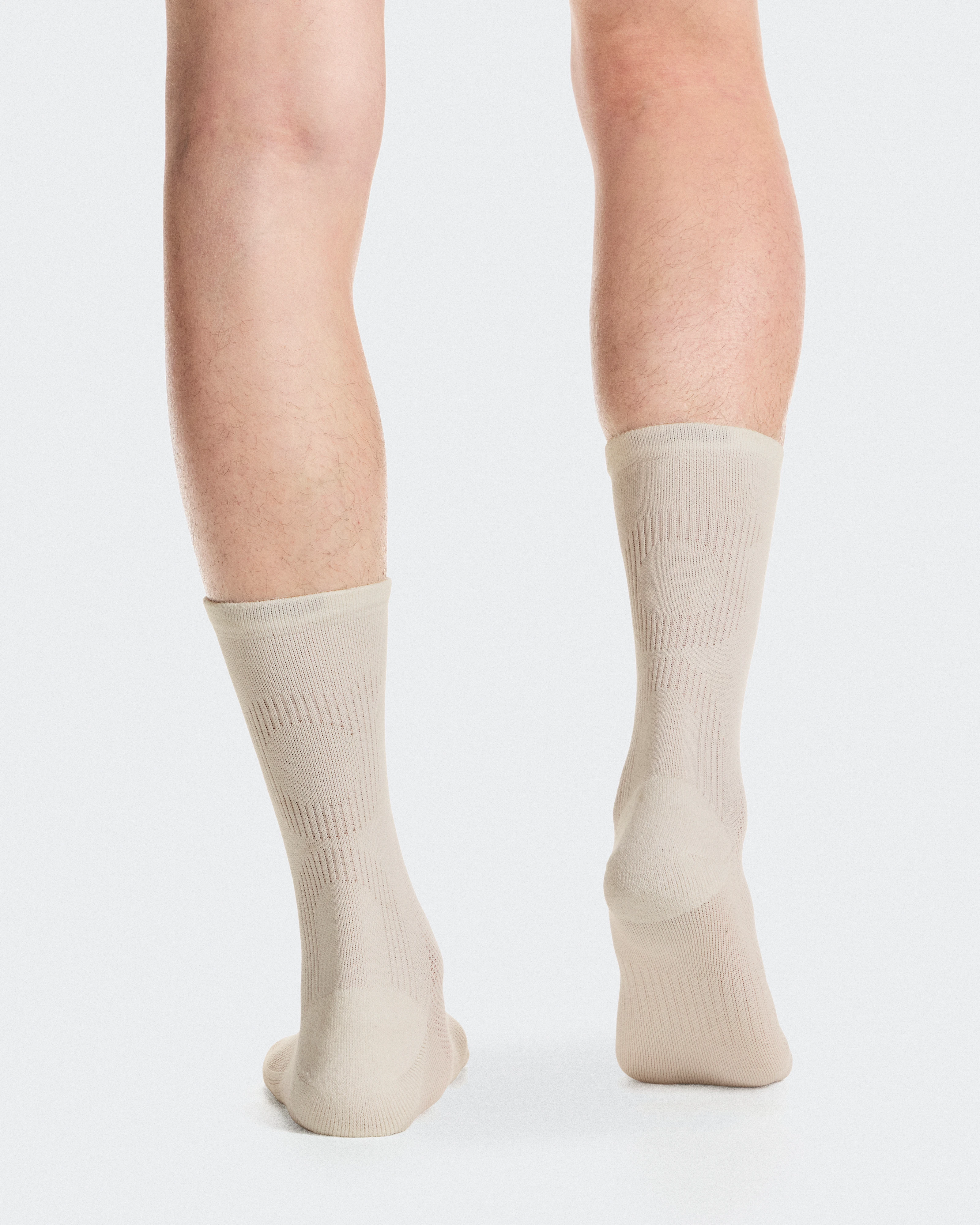 On Hybrid Sock High 2P Ivory Unisexe Chaussettes