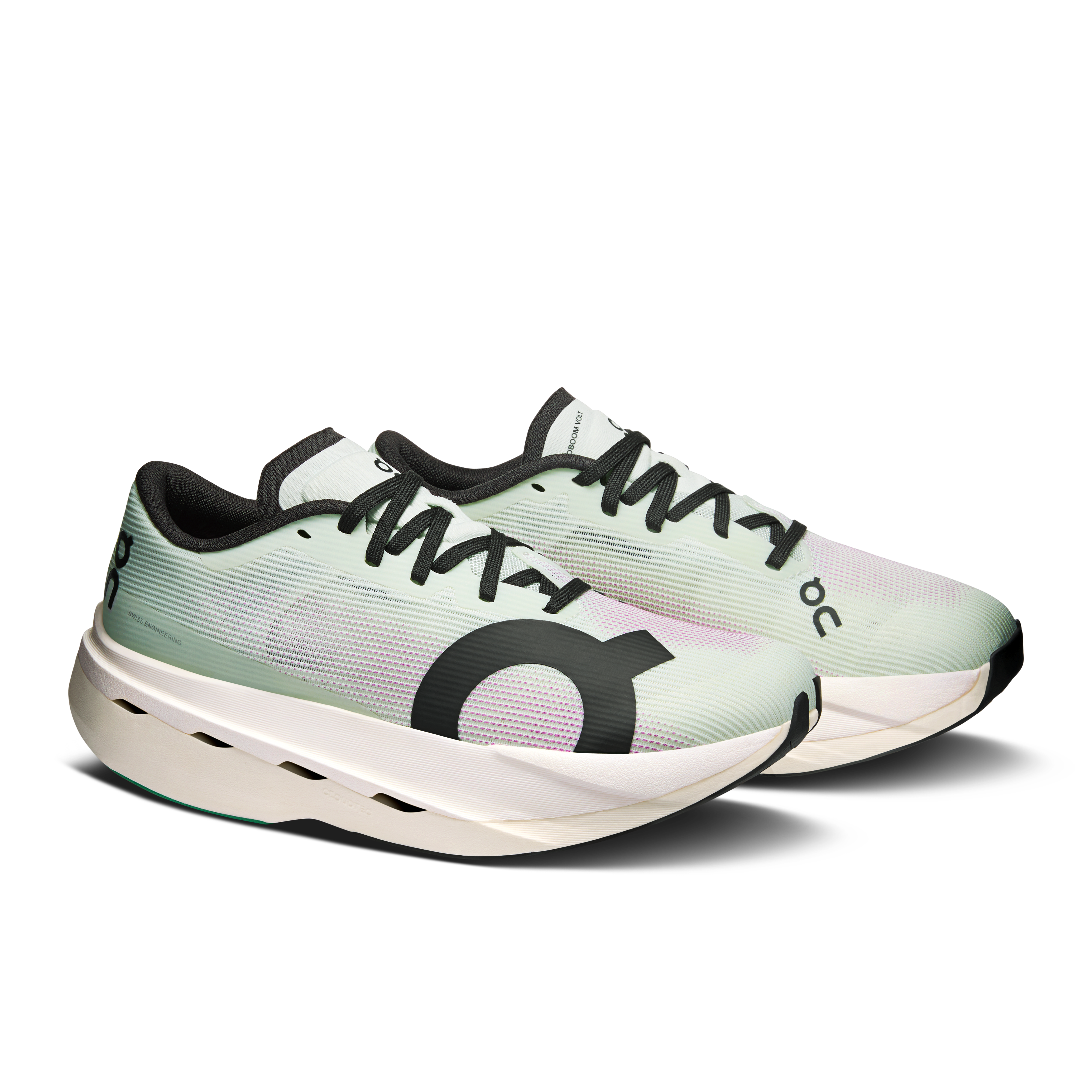 On Cloudboom Volt Iceberg & Sakura Femme Running sur route Chaussures