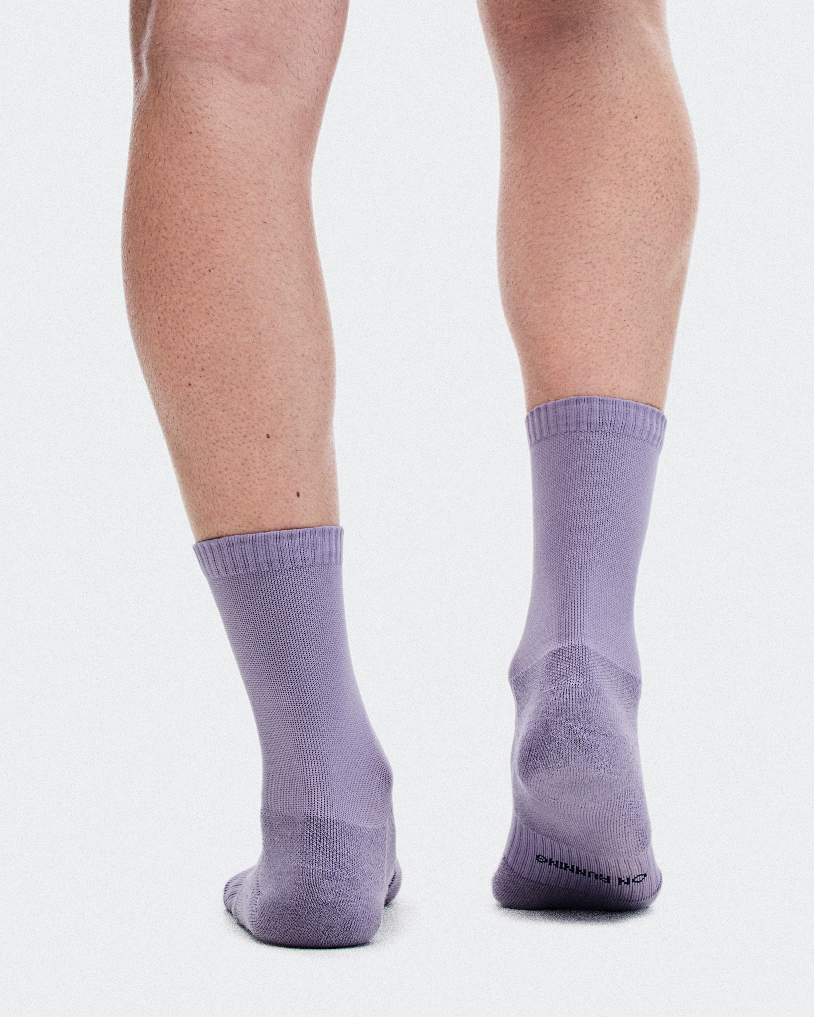 On Core Run Sock High 2P Foxglove & Mallow Unisexe Chaussettes