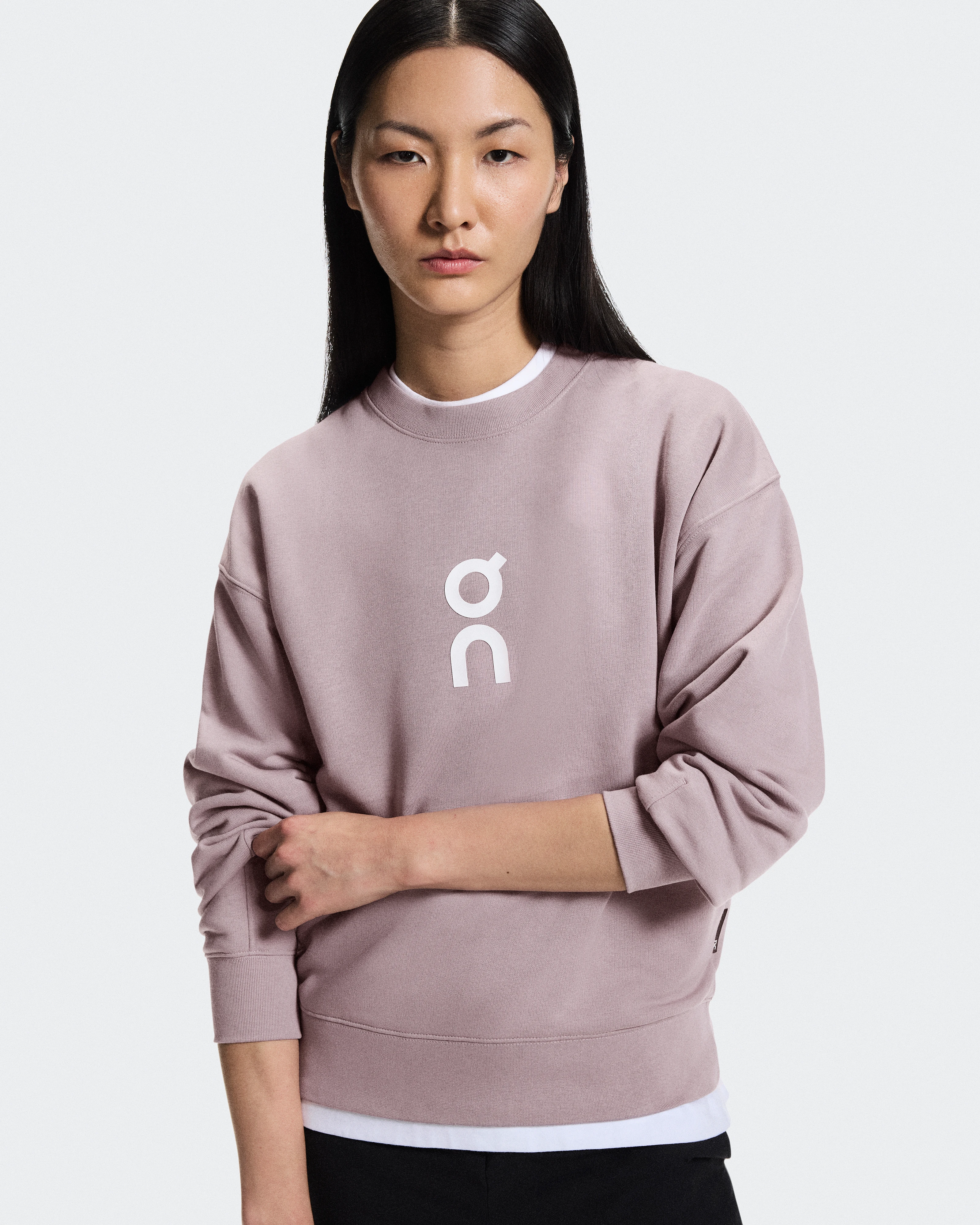 On Club Crew Heron Femme Sweats à capuche et sweats
