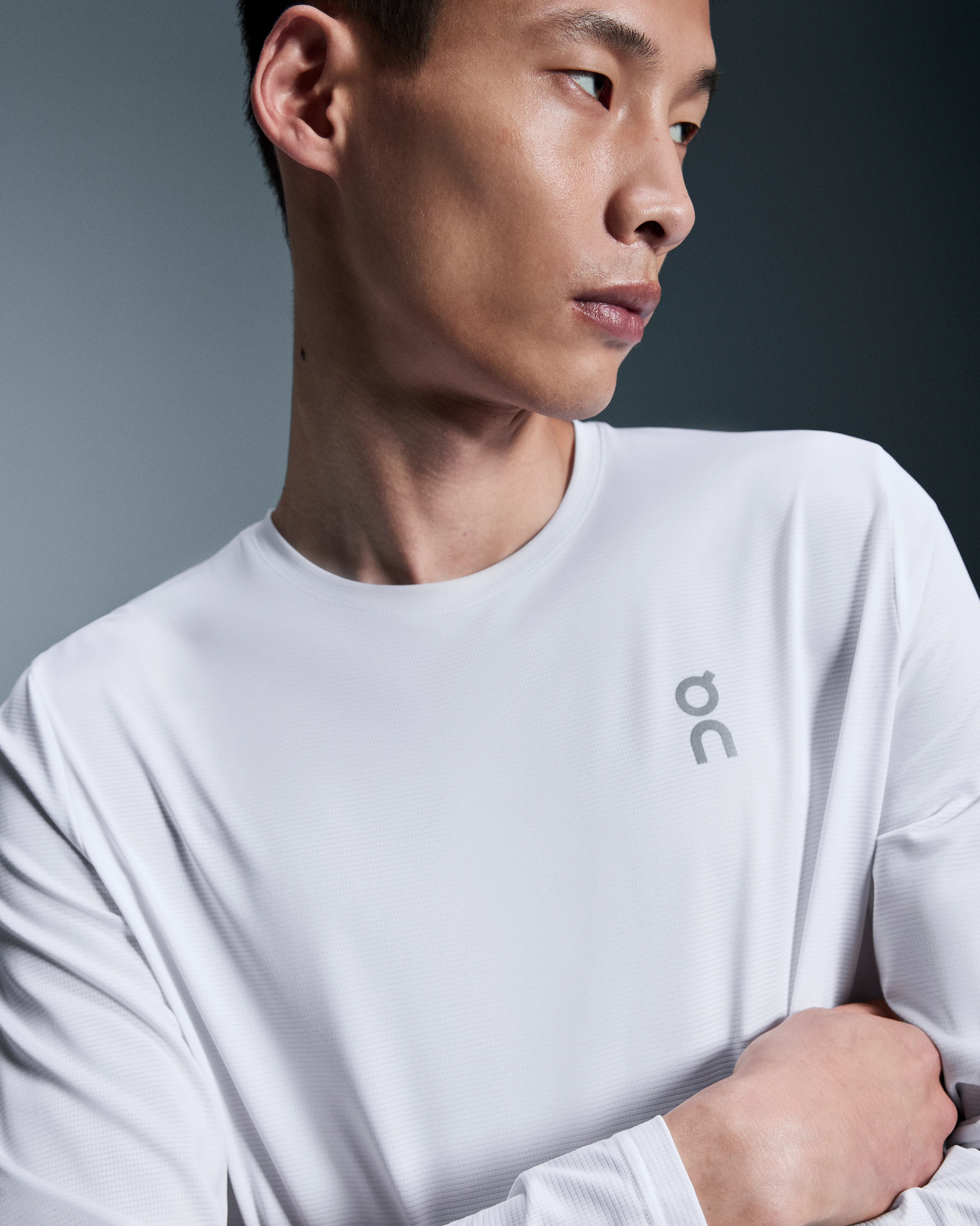 On Core Long-T White Homme Hauts et t-shirts