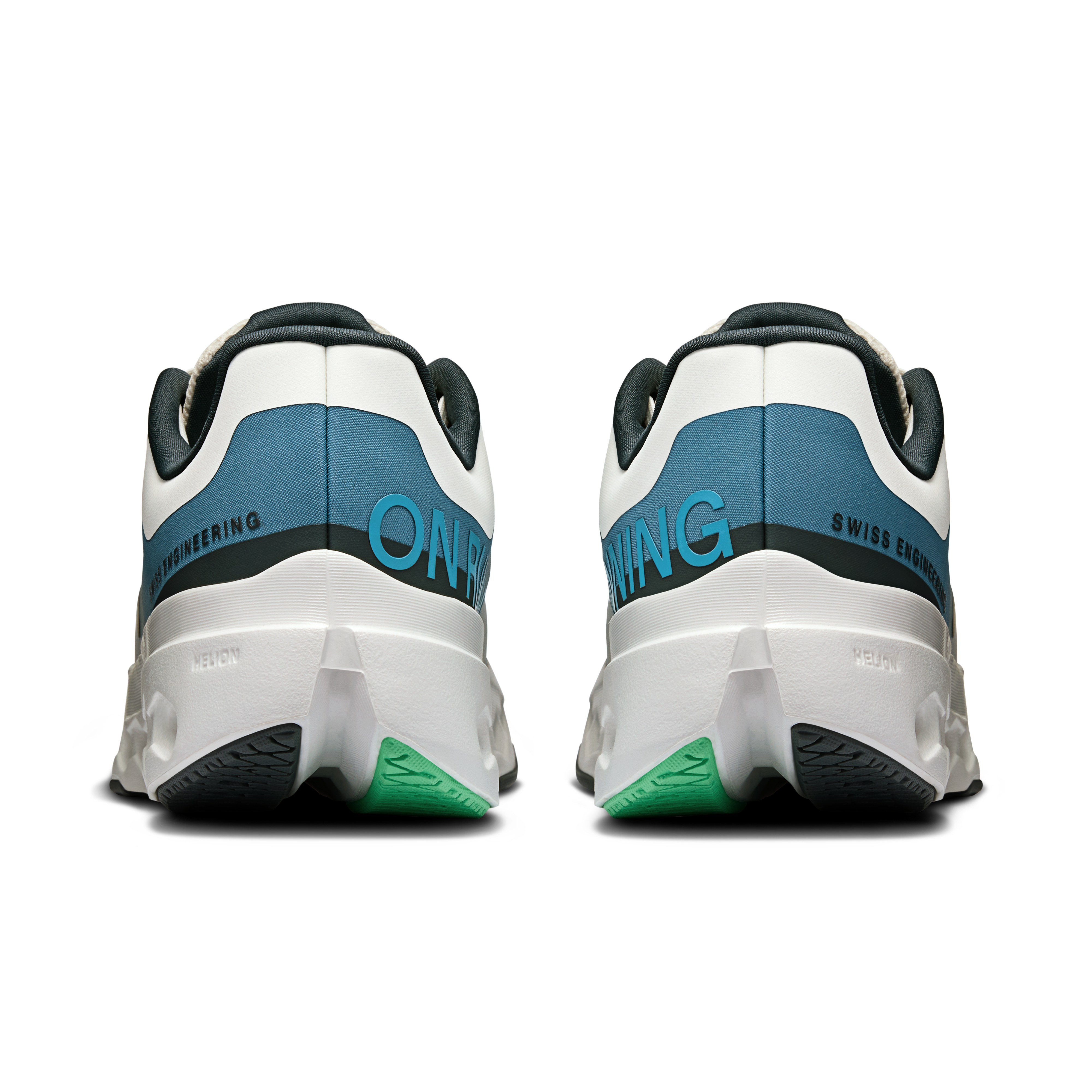 On Cloudsurfer Next Wide Niagara & White Femme Running sur route Chaussures
