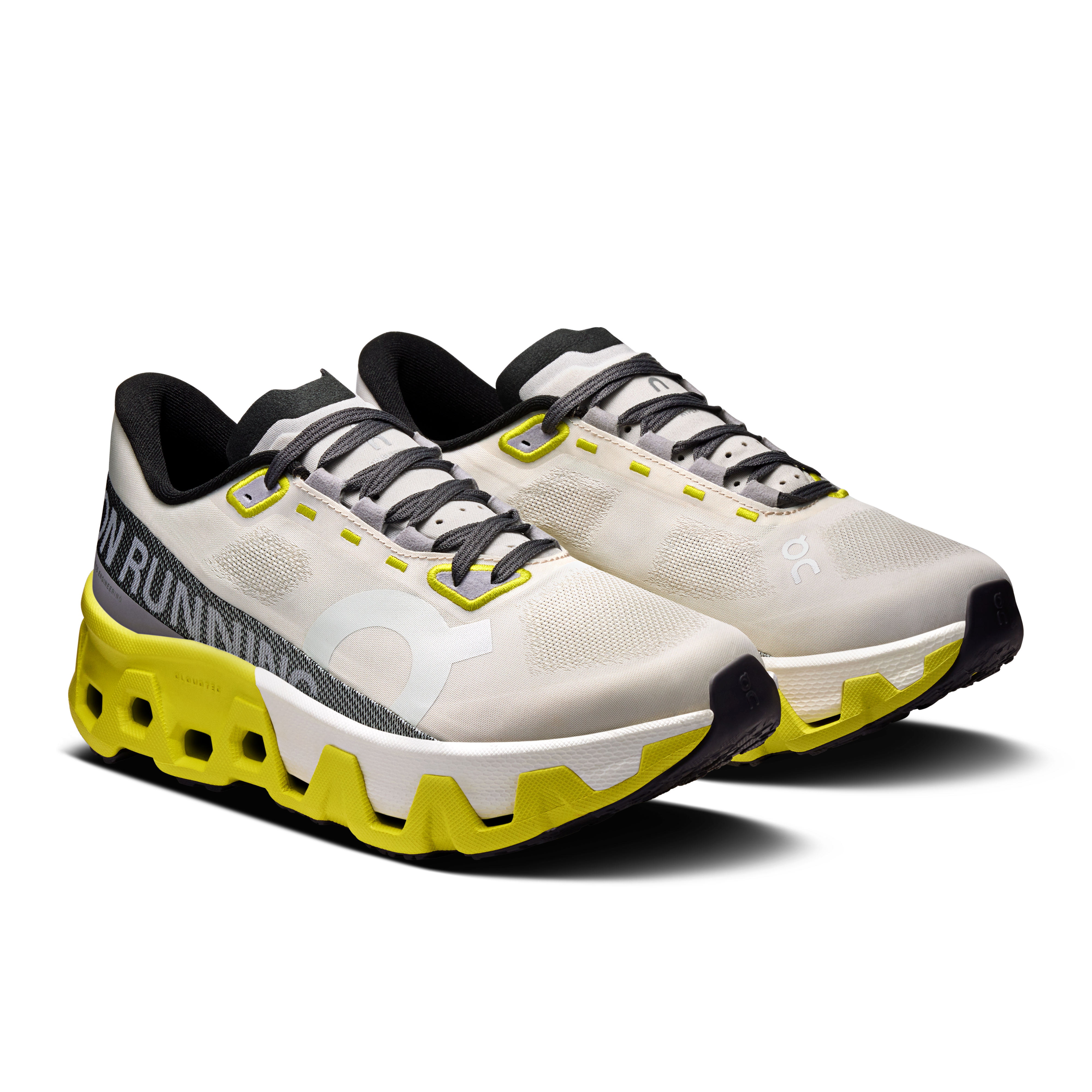 On Cloudmonster Hyper Dew & Lime Femme Running sur route Chaussures