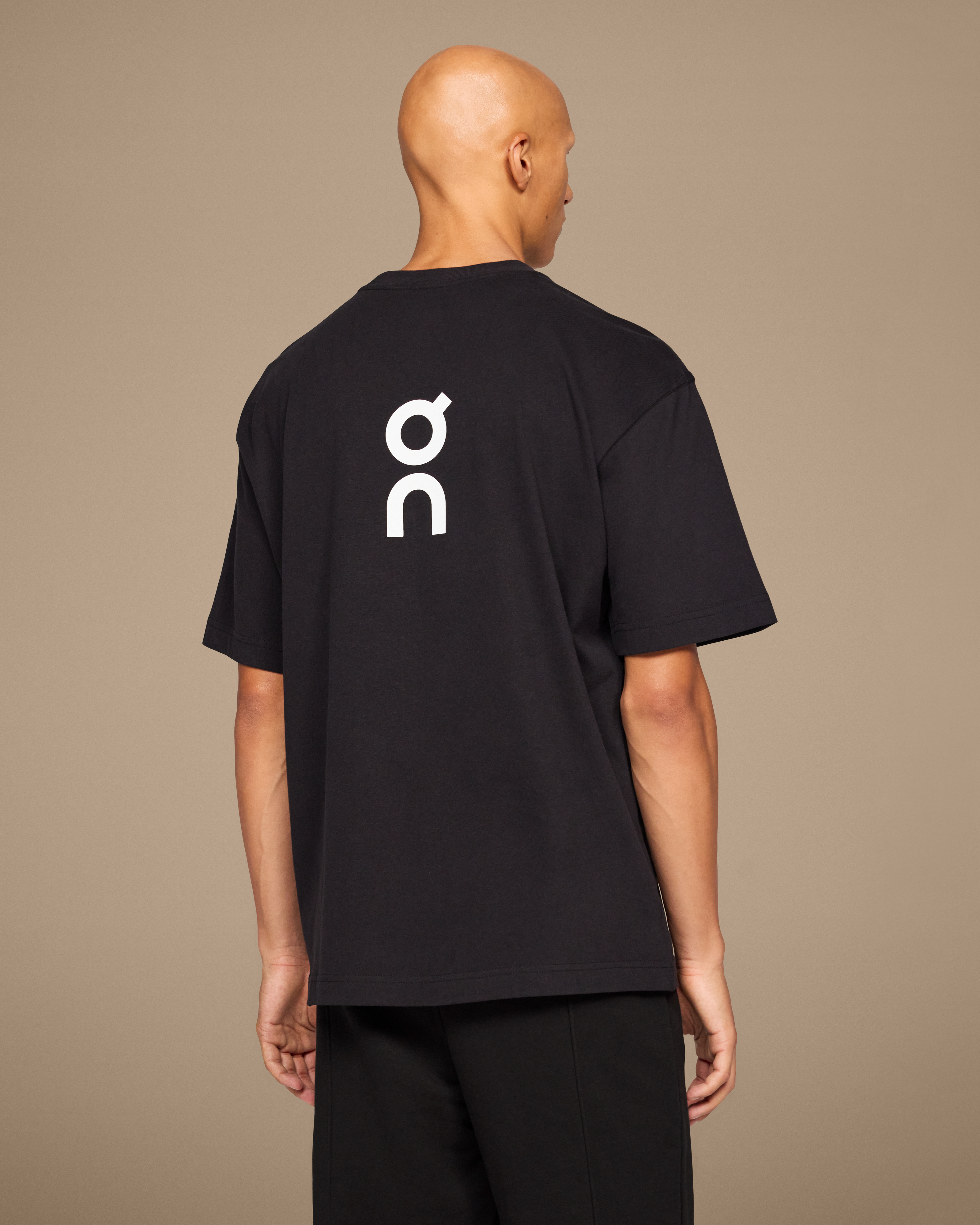 On Club-T Black Homme Hauts et t-shirts