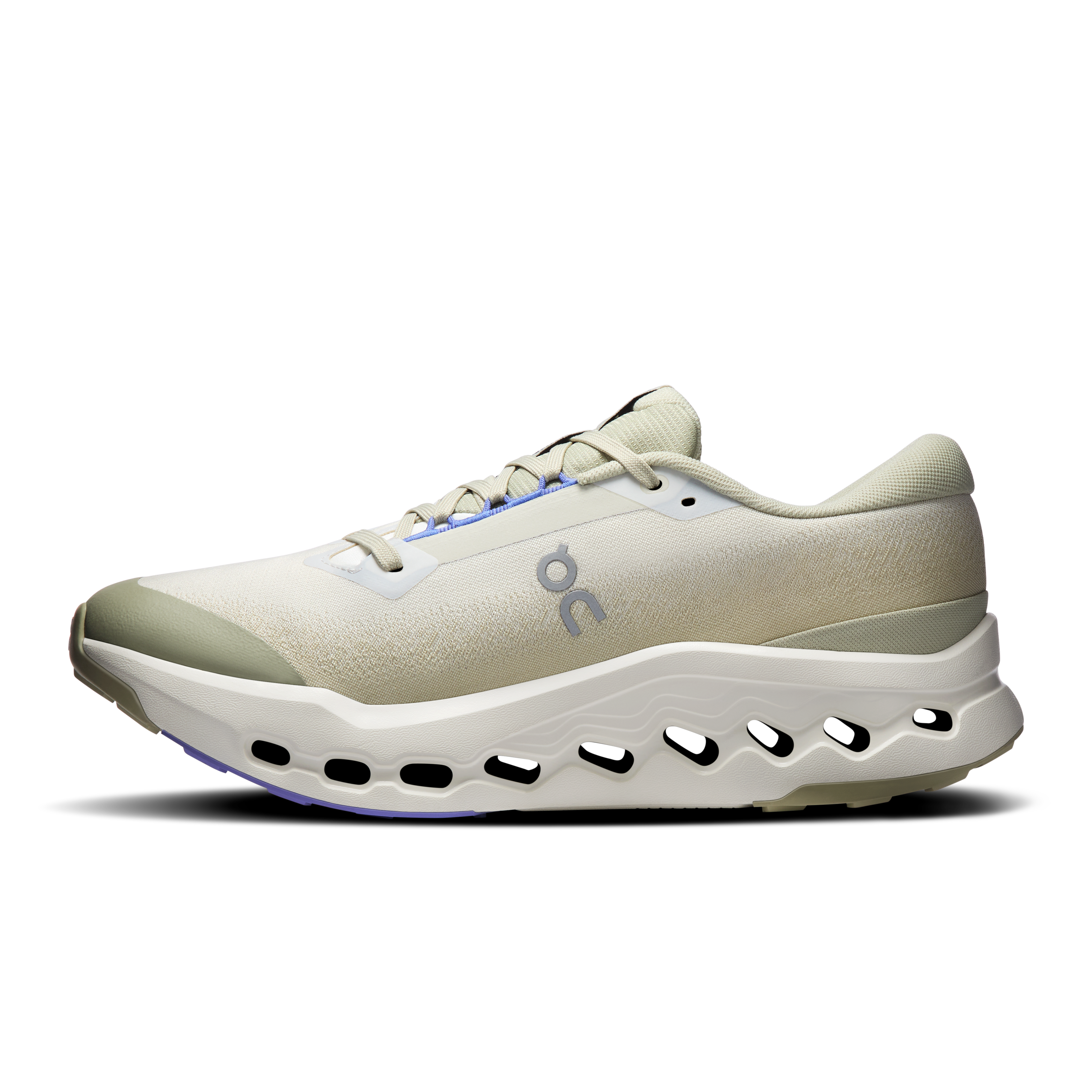On Cloudsurfer Trail 2 Waterproof Ghost & Chalk Homme Running de trail Chaussures
