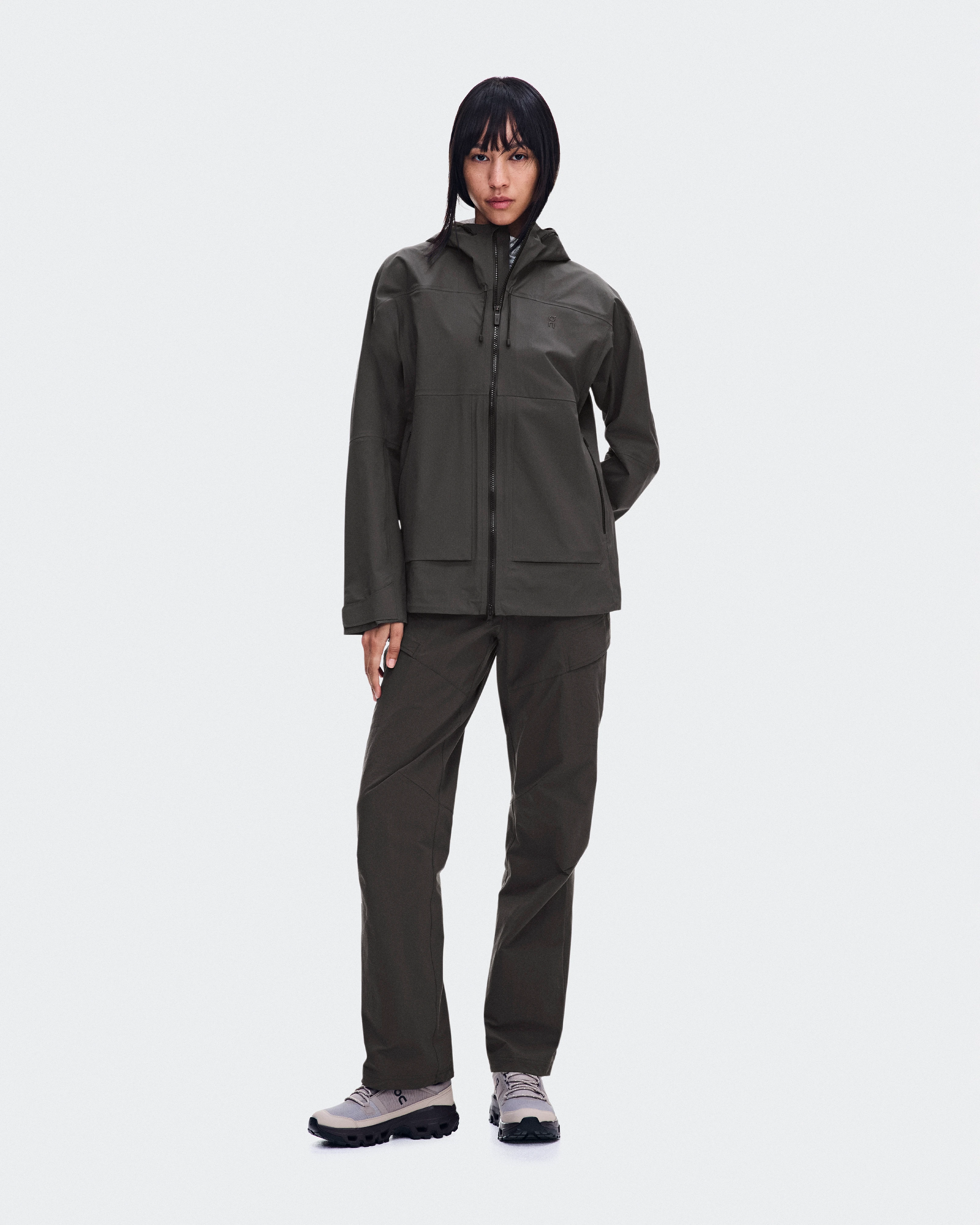 On Ascent Jacket Espresso Femme Vestes