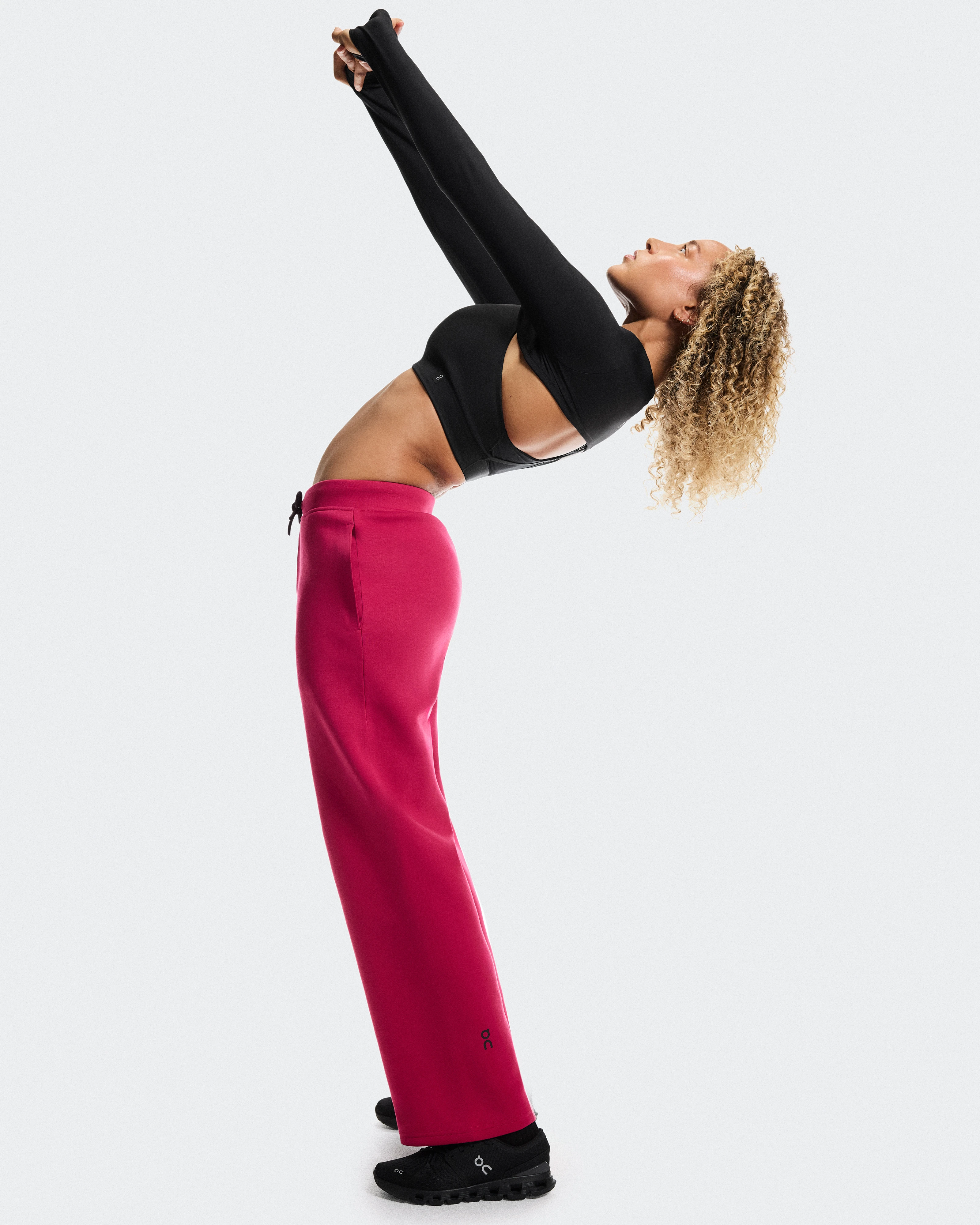 On Focus Tech Sweatpants Grenadine Femme Pantalons
