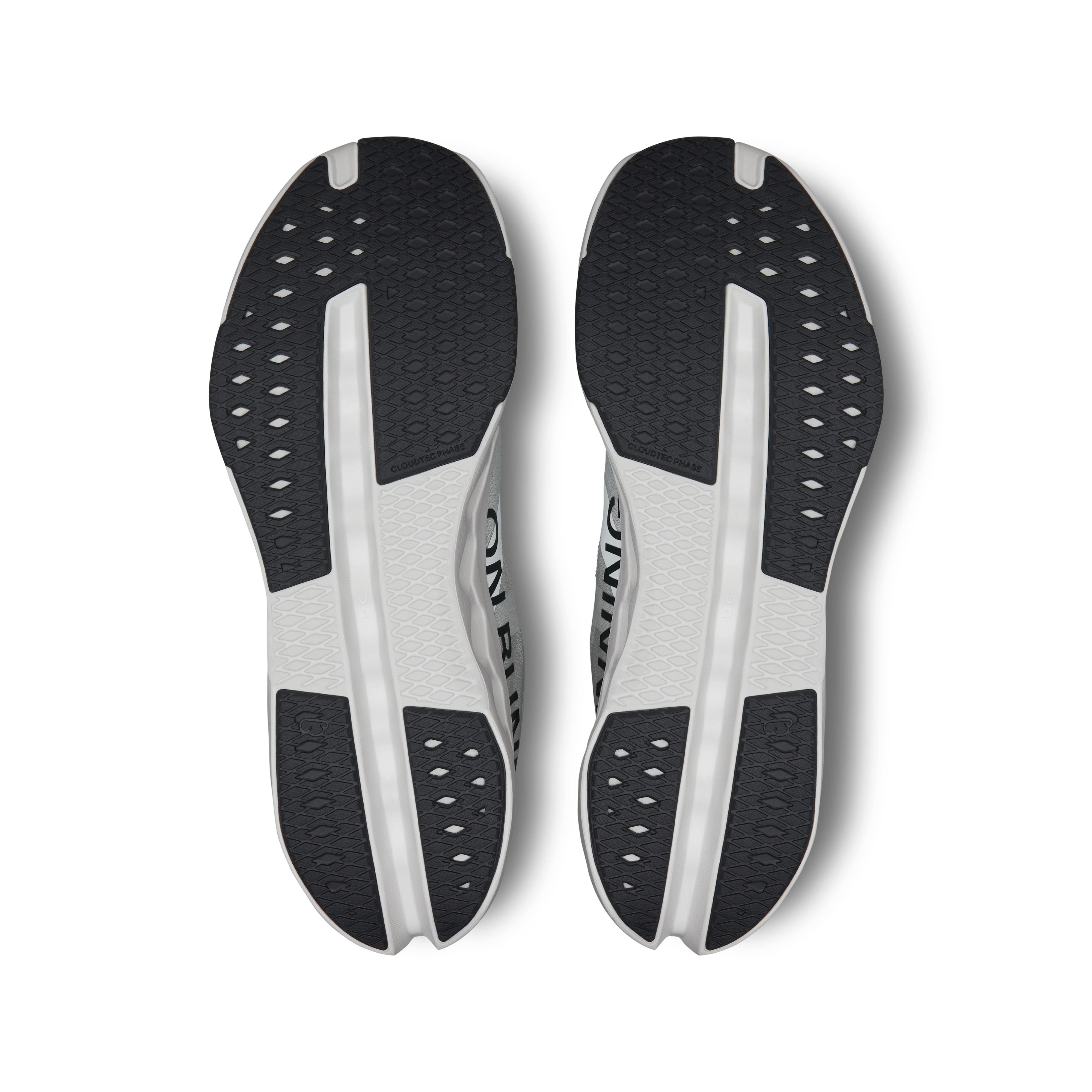 On Cloudsurfer Next Wide Glacier & White Homme Running sur route Chaussures